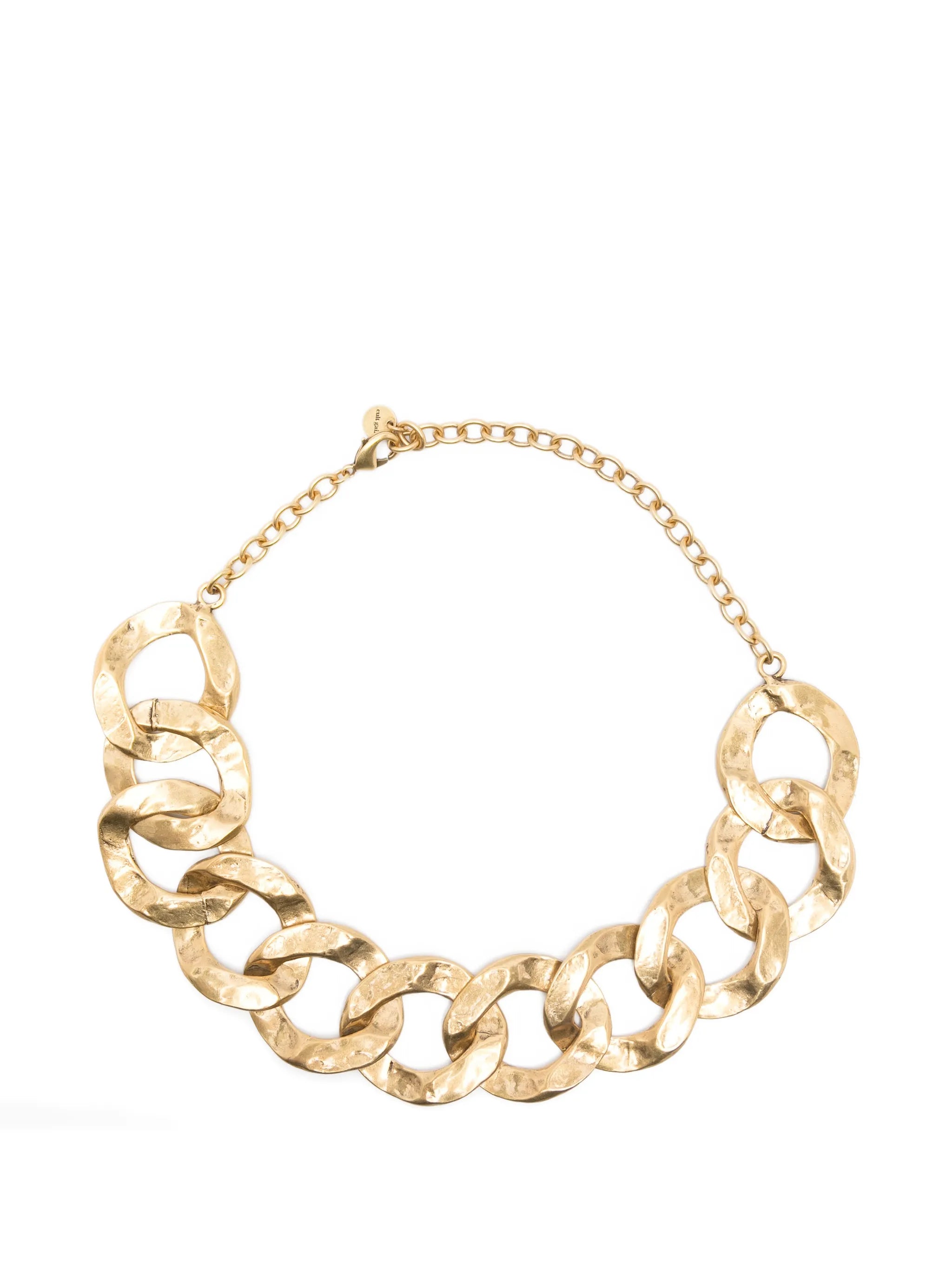 Cult Gaia Cult Gaia Ambos Hammered Chain Necklace