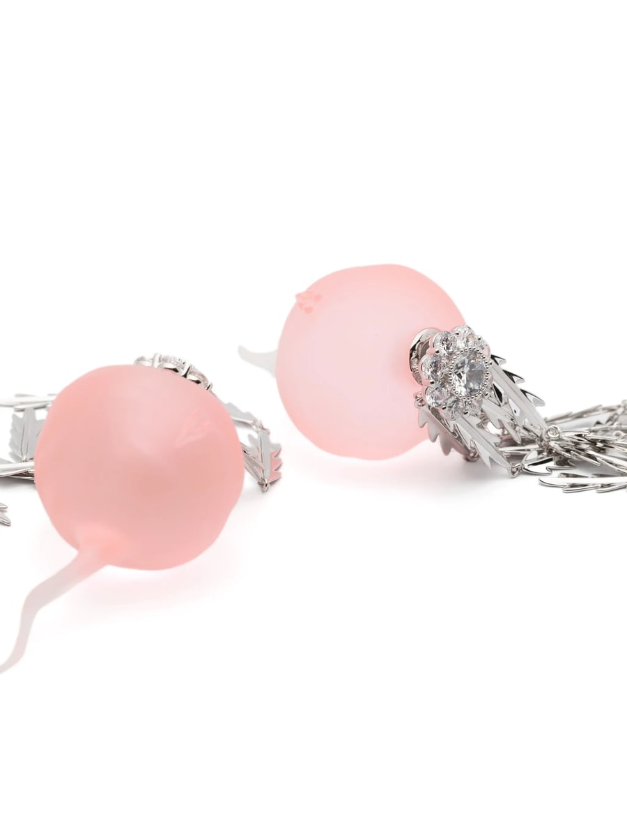 Yvmin Yvmin Floral Drop Earrings, view 6