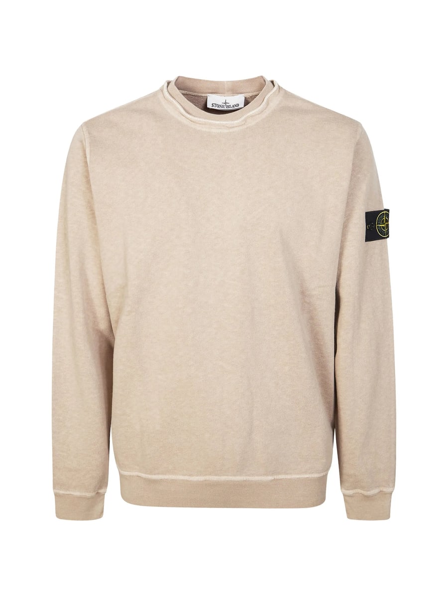 Stone Island Stone Island Logo-patch Crew-neck Sweatshirt