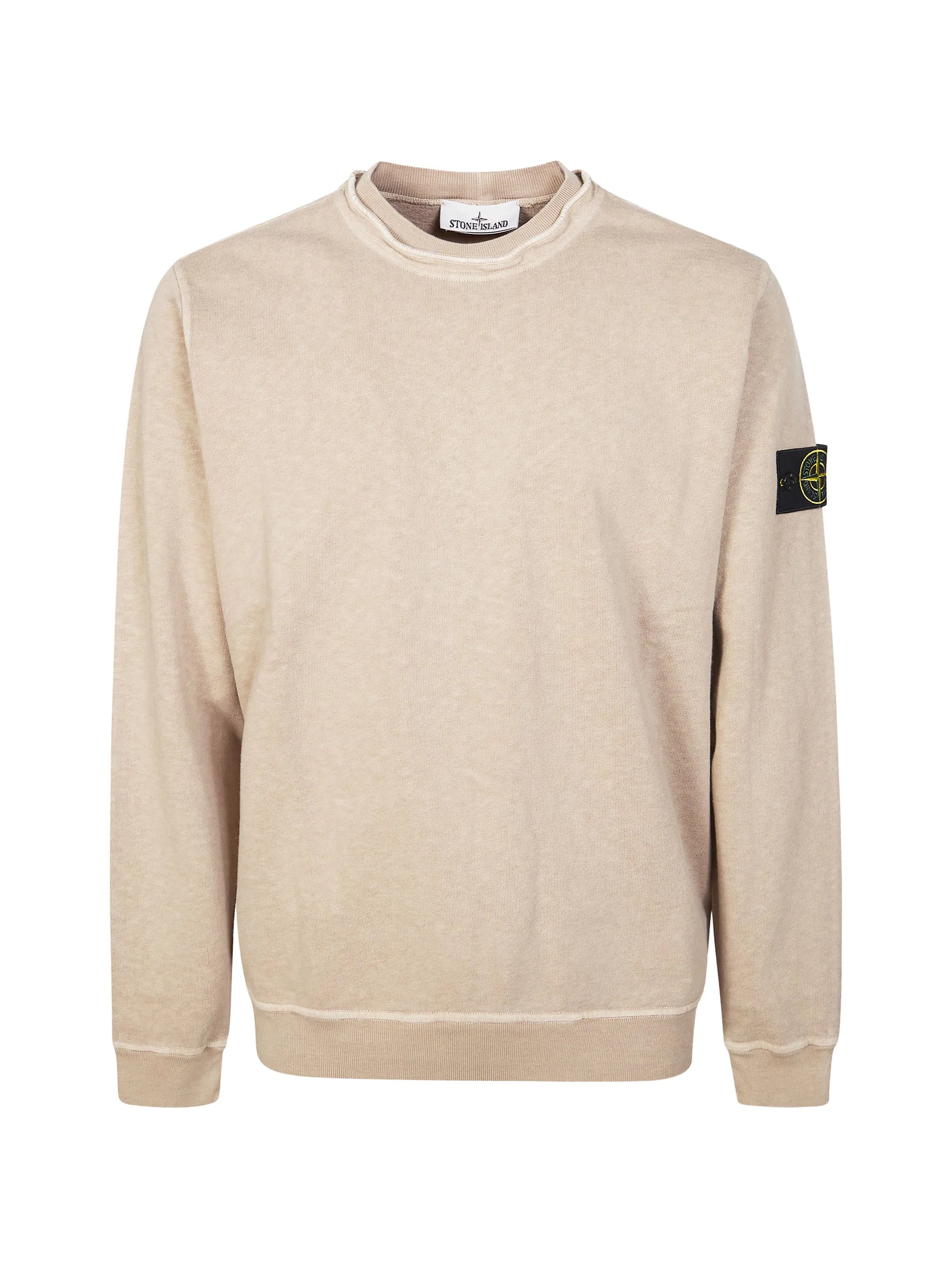 Stone Island Stone Island Logo-patch Crew-neck Sweatshirt
