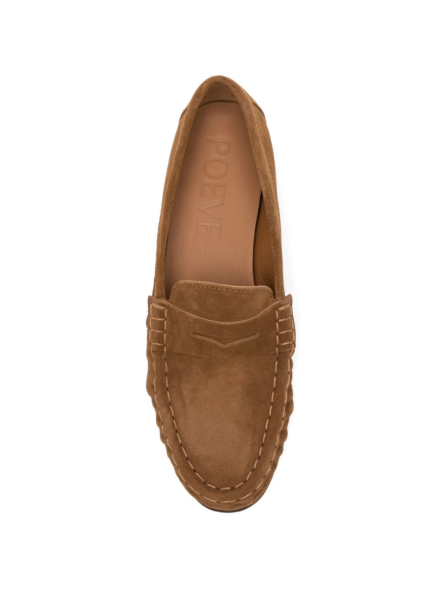 Poeve Poeve Wanda Suede Loafers, view 3