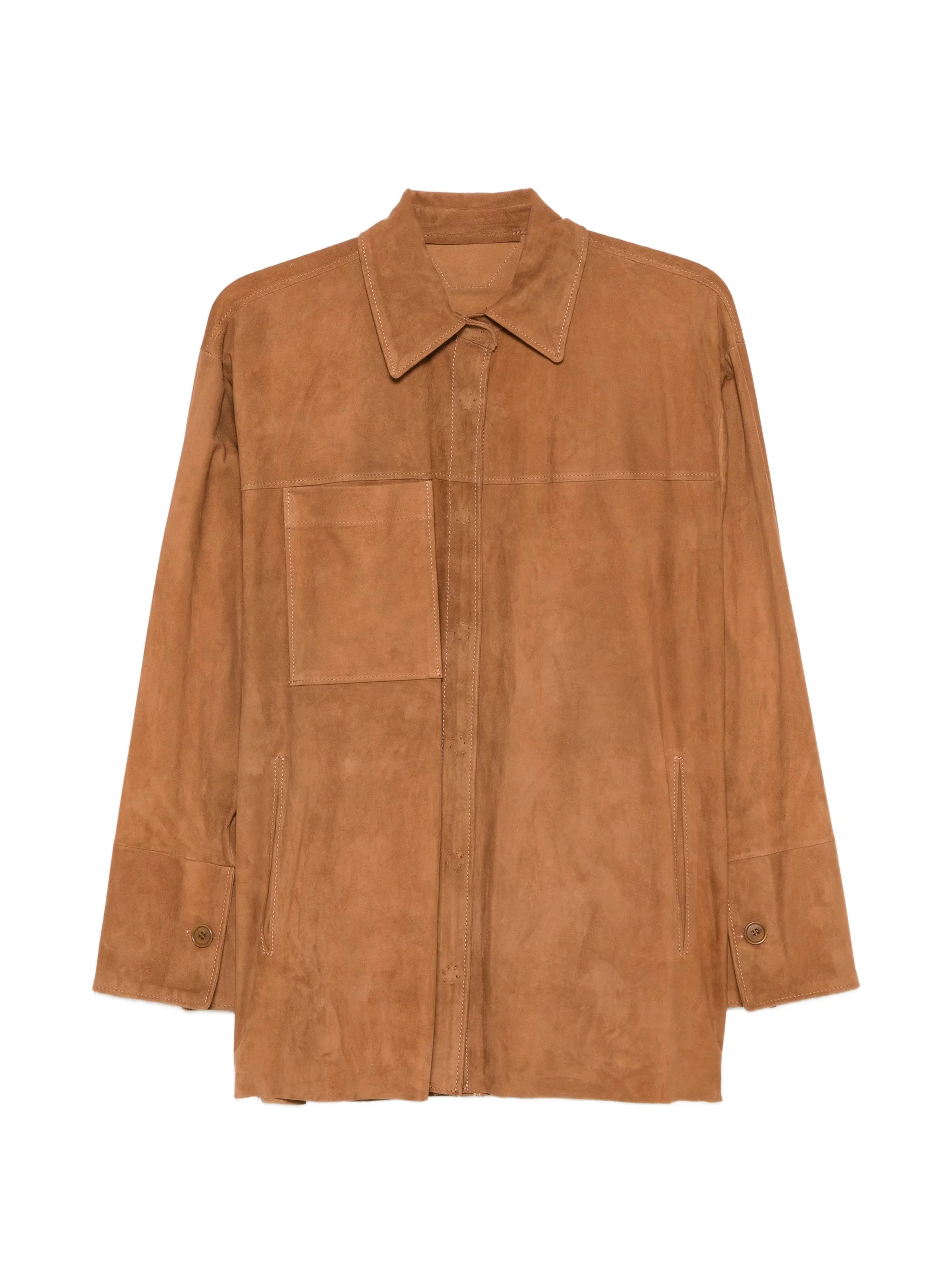 Santoro Santoro Leather Shirt Jacket