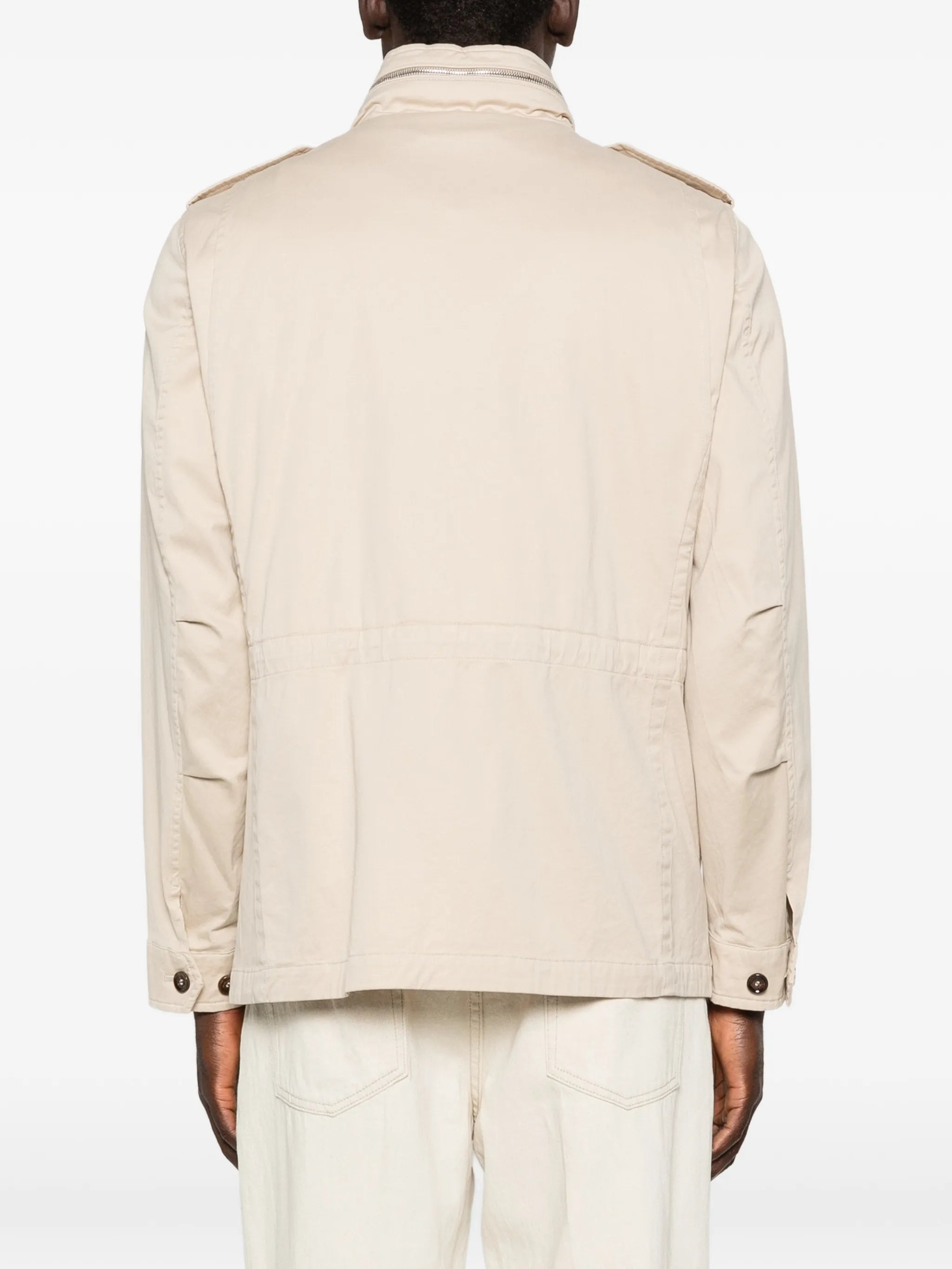 Moorer Moorer Denver Buttoned Pocketed Jacket, view 2