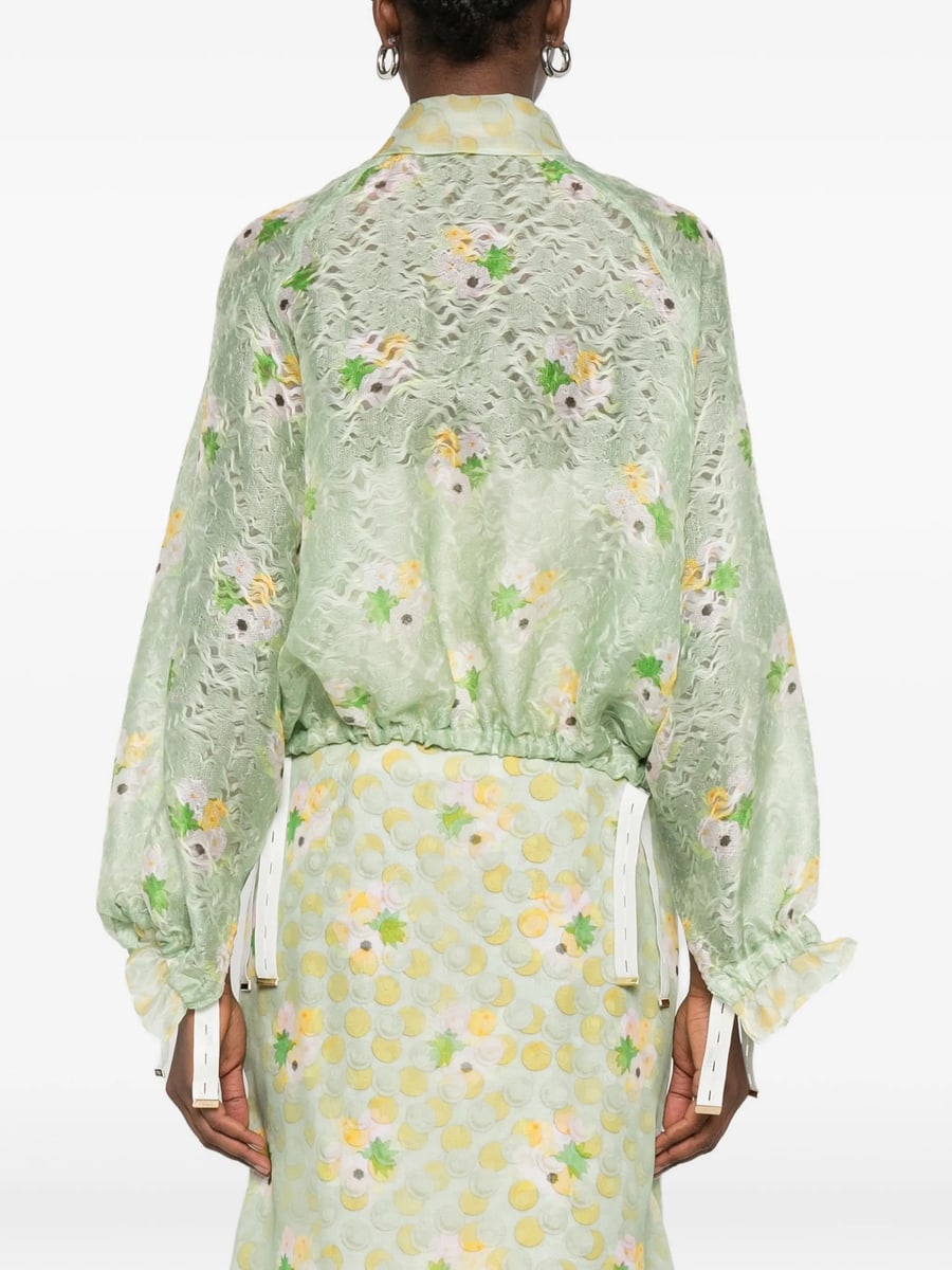 Fendi Fendi Floral-print Bomber Jacket, view 3