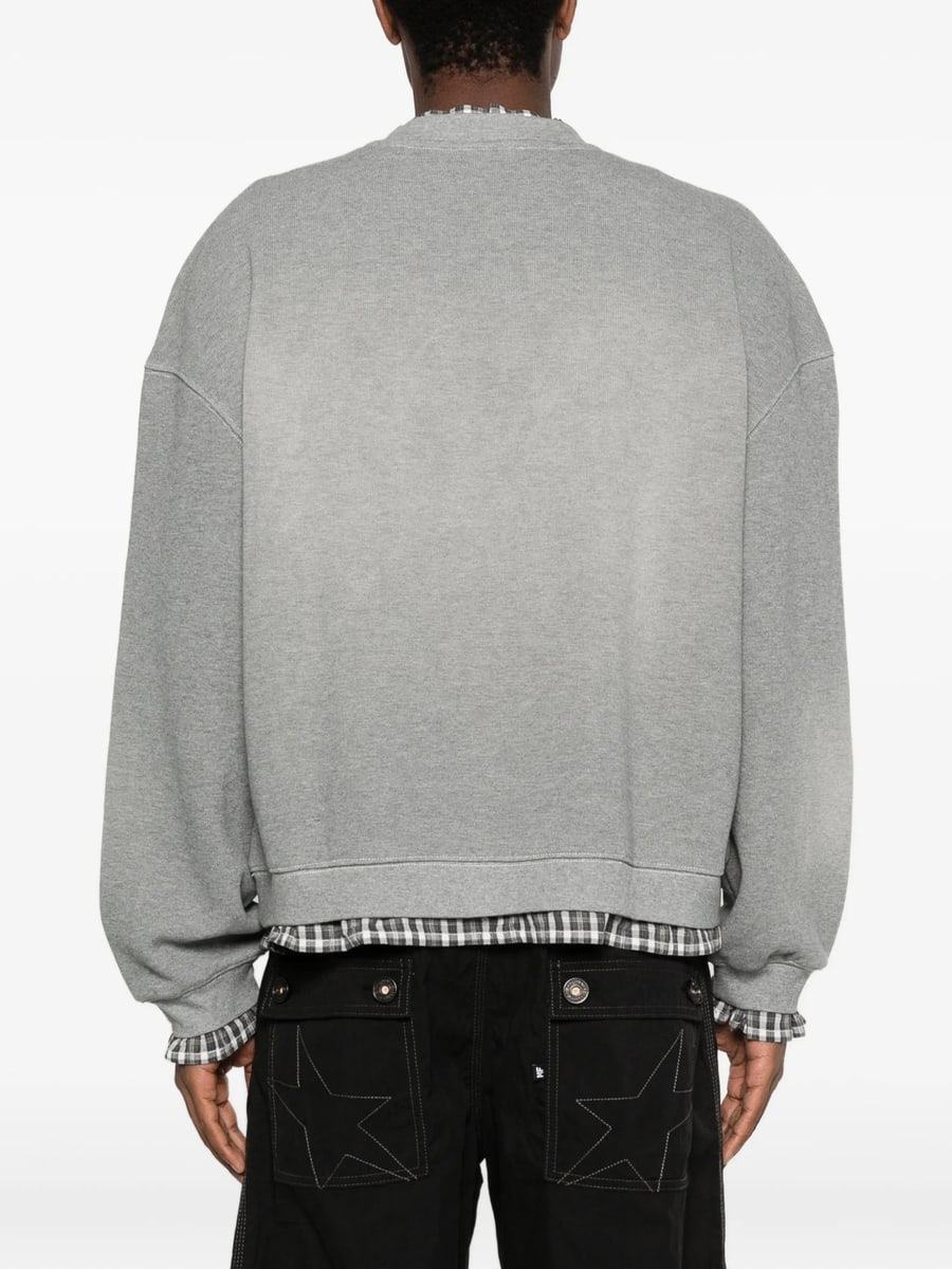 Madfrenzy Madfrenzy Gingham-trim Sweatshirt, view 5