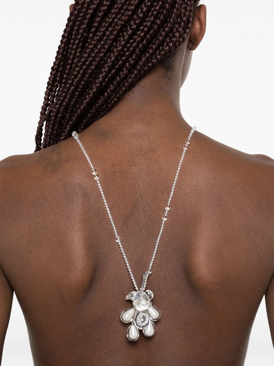 Yvmin Yvmin Bear-embellishment Necklace, view 2