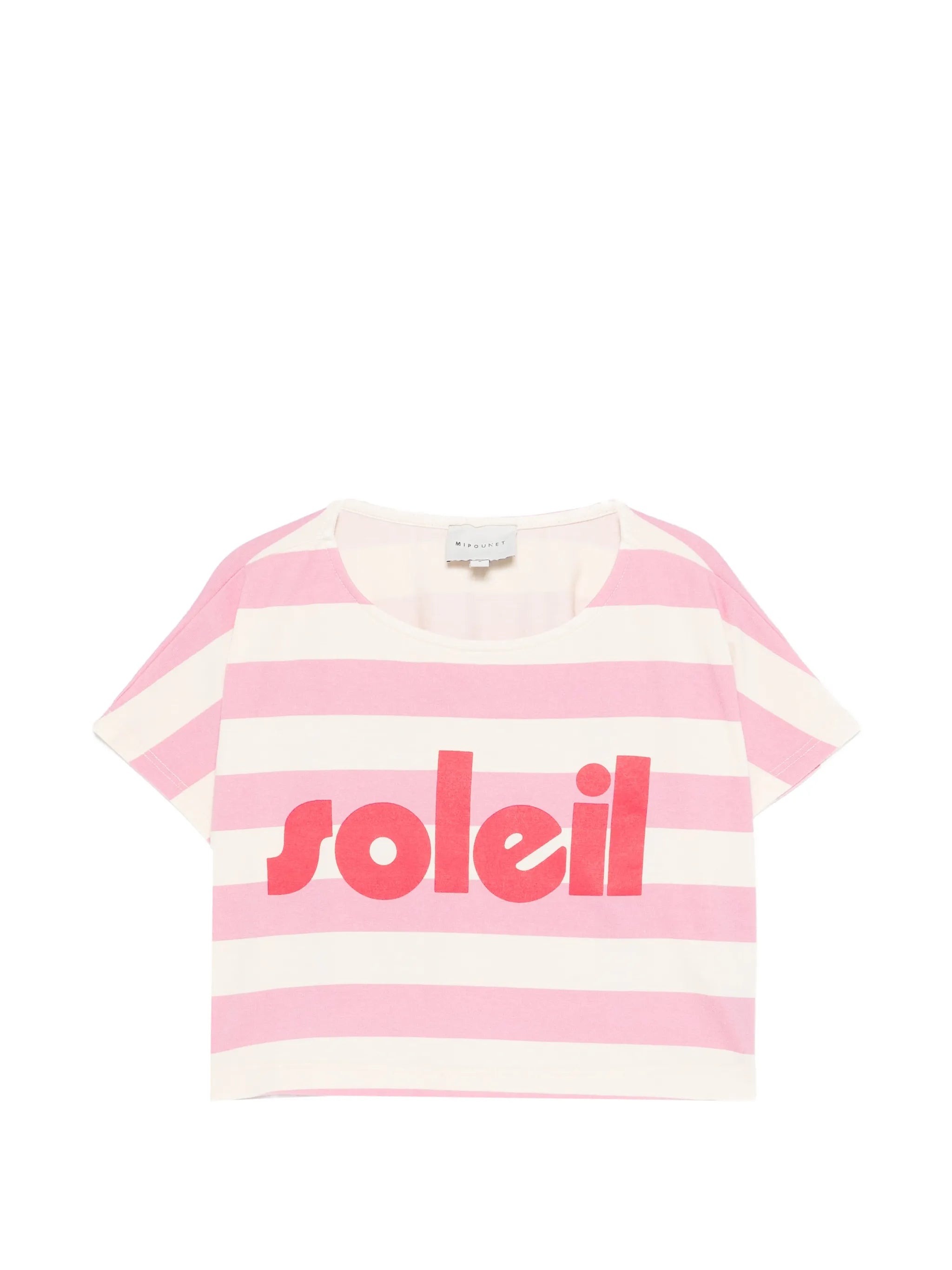 Mipounet Mipounet Soleil Striped Graphic T-shirt