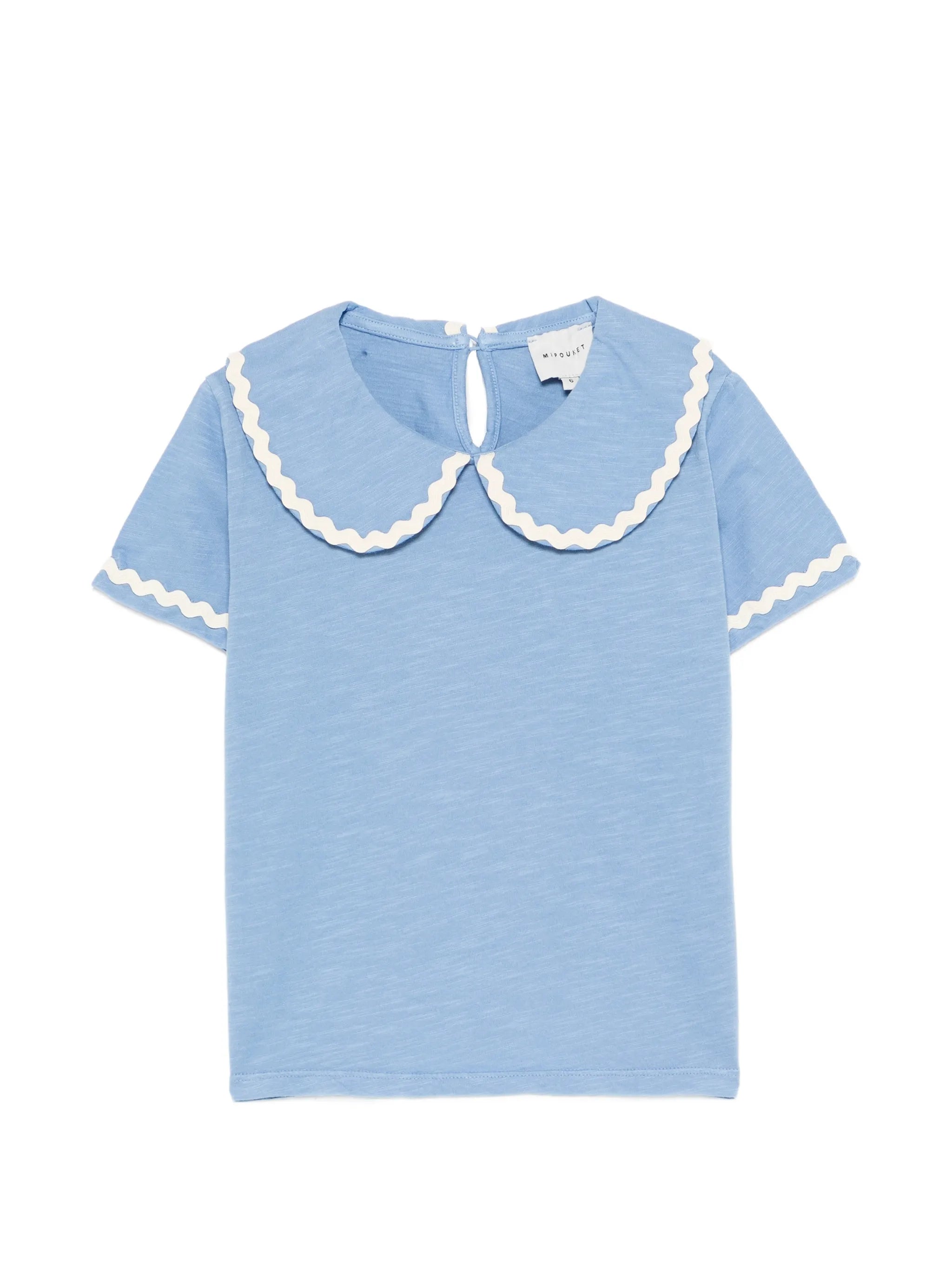 Mipounet Mipounet Odetta Scalloped Collared T-shirt