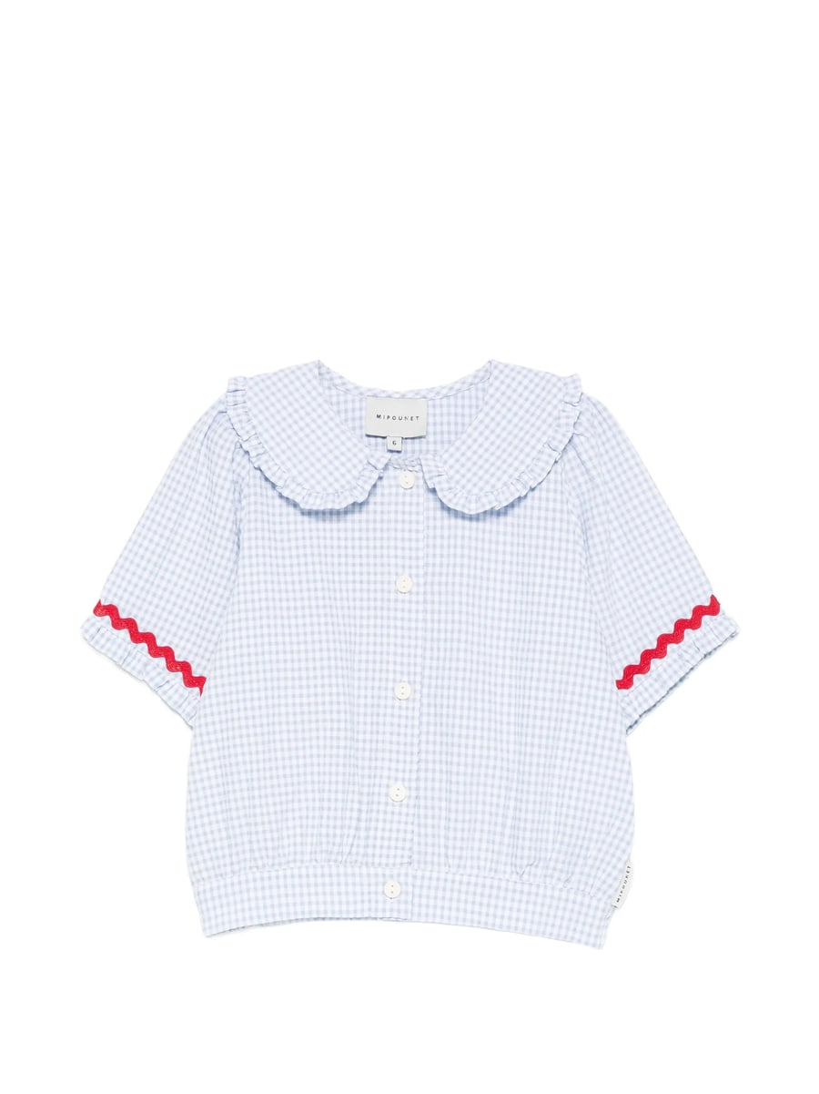 Mipounet Mipounet Sylvie Ruffled Gingham Top