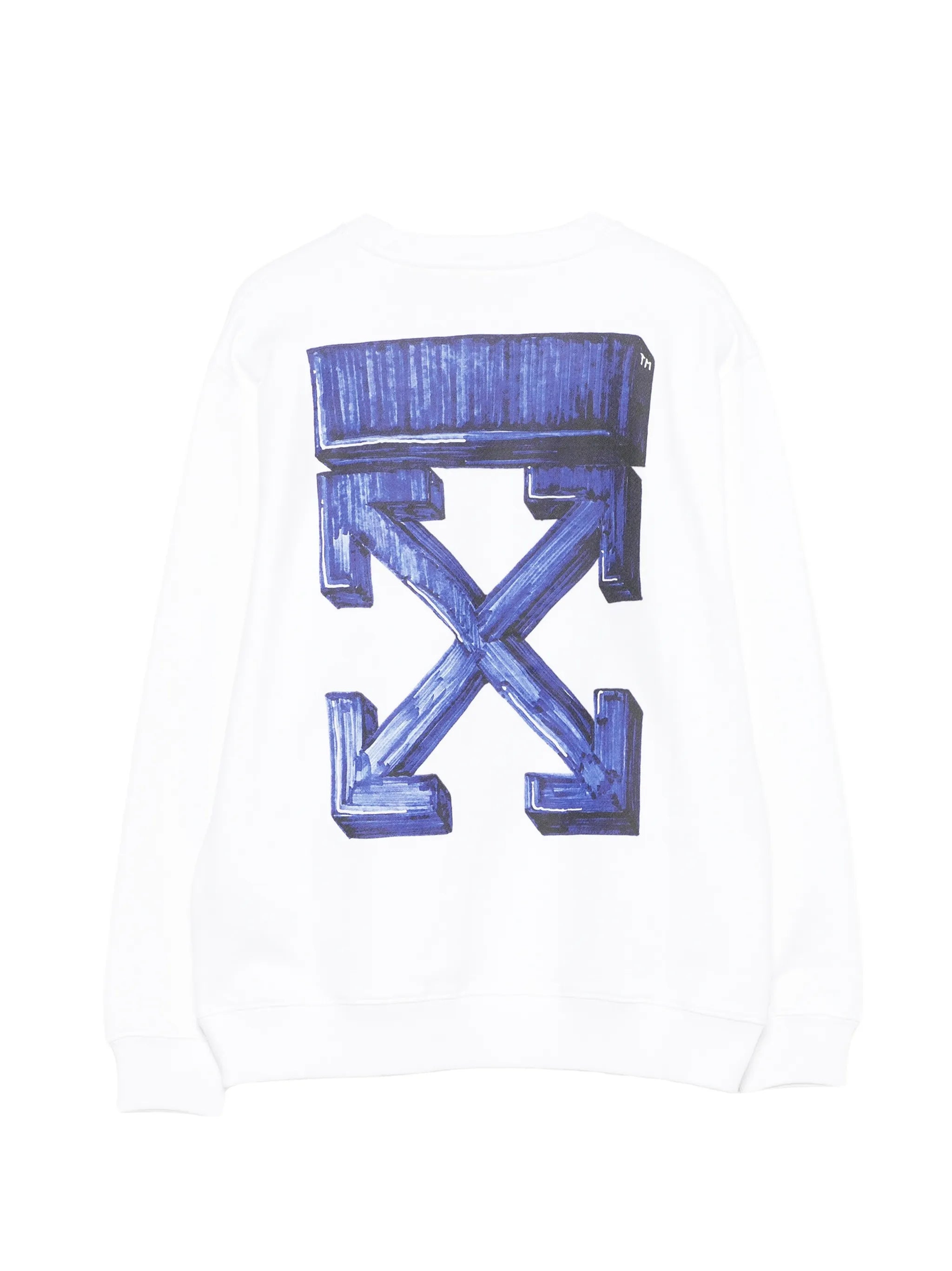 Off-White Off-white Arrow Sketch Crew-neck Sweatshirt, view 2