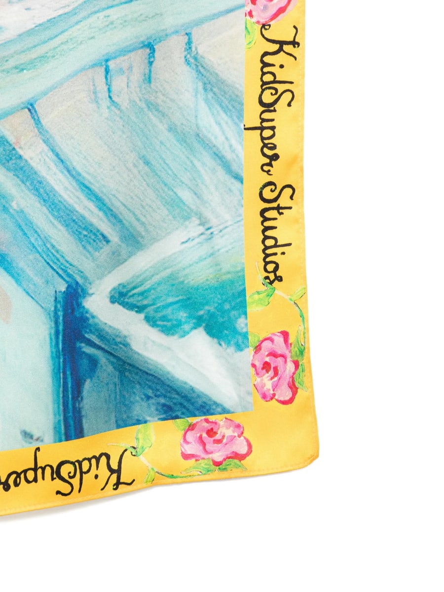 Kidsuper Kidsuper Floral-print Scarf, view 2