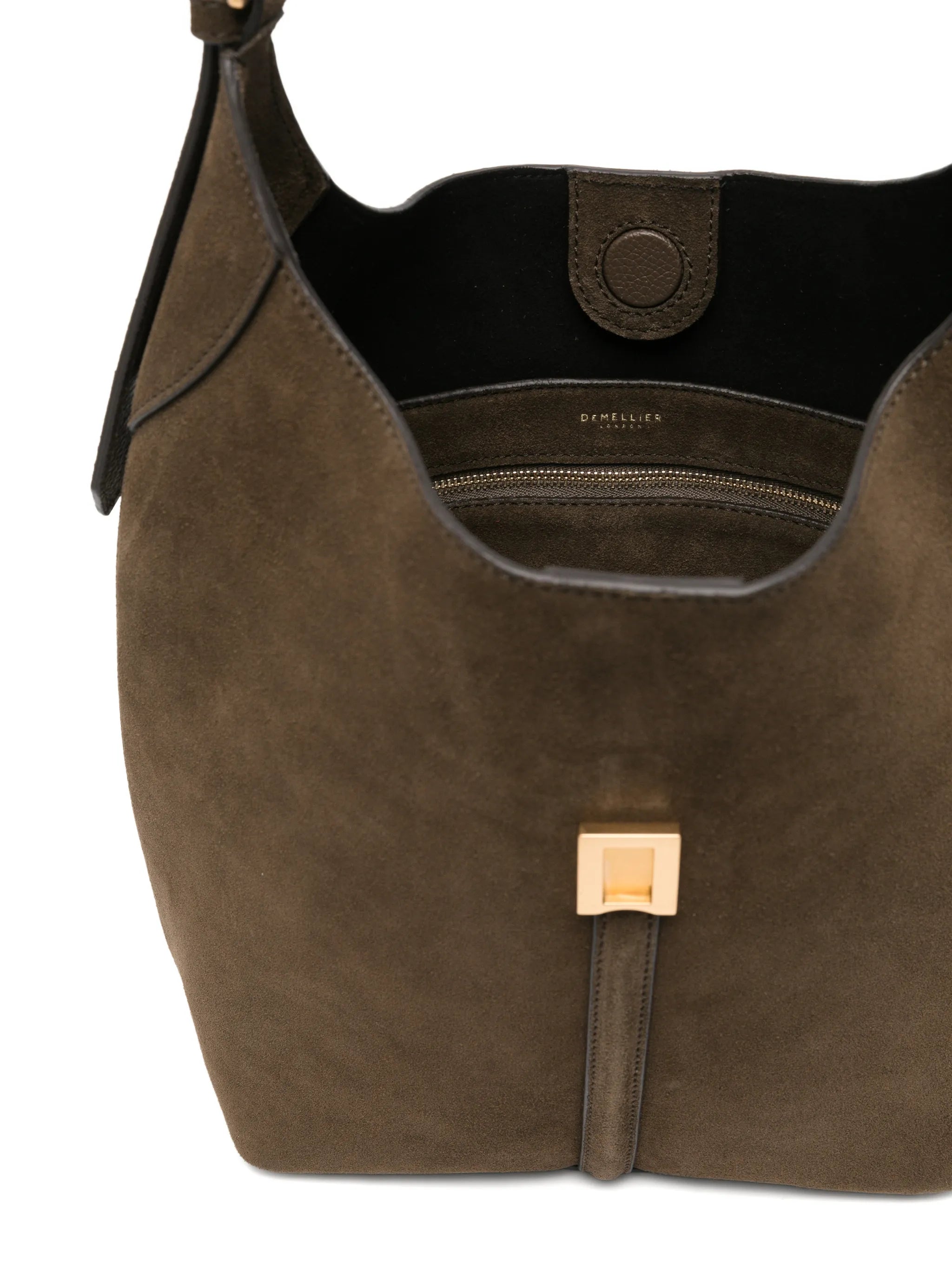 Demellier Demellier Siena Suede Shoulder Bag, view 2