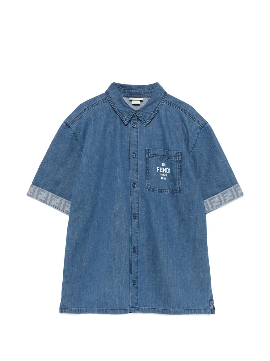 Fendi Fendi Patch-pocket Logo Shirt