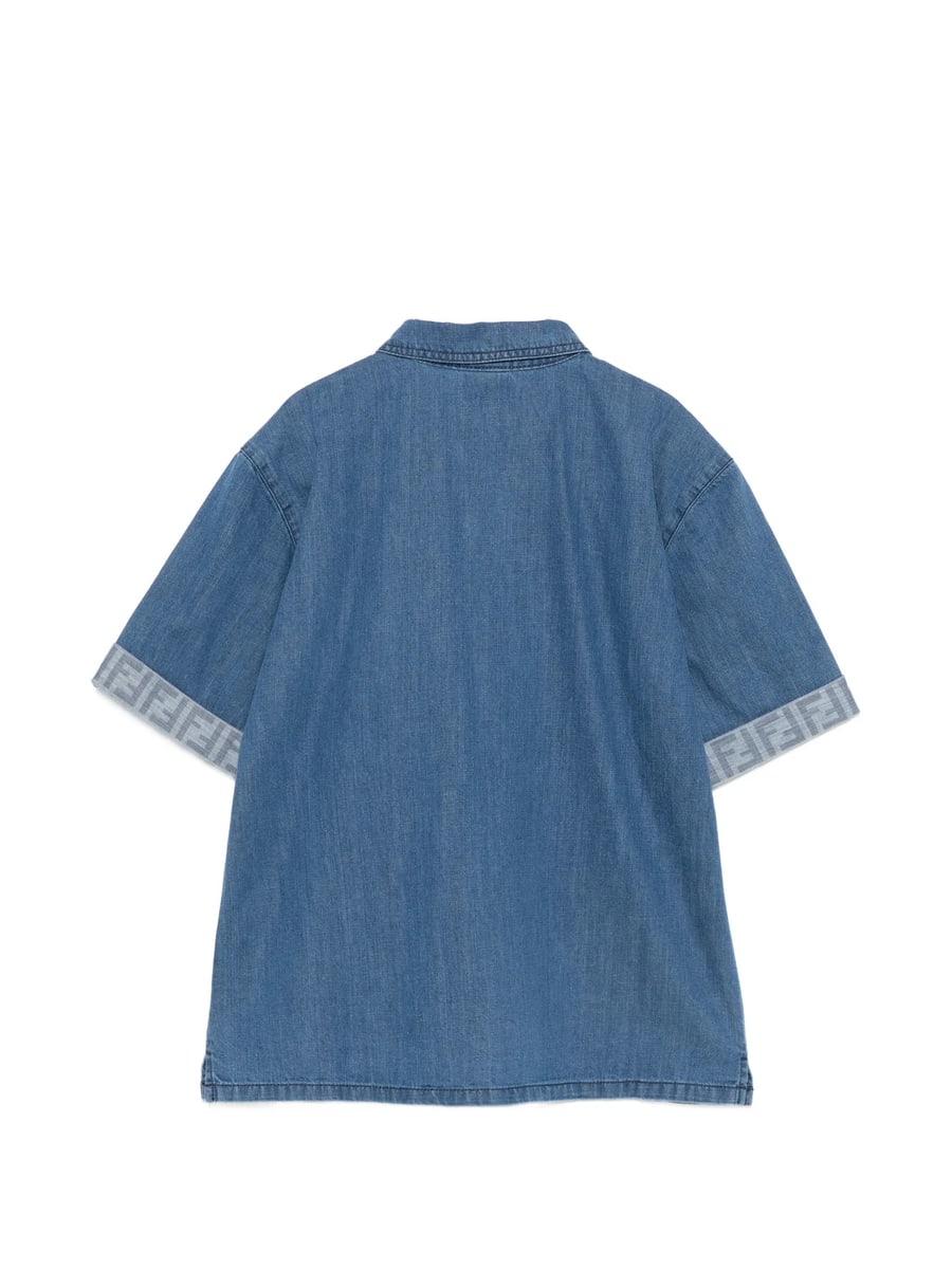 Fendi Fendi Patch-pocket Logo Shirt, view 2