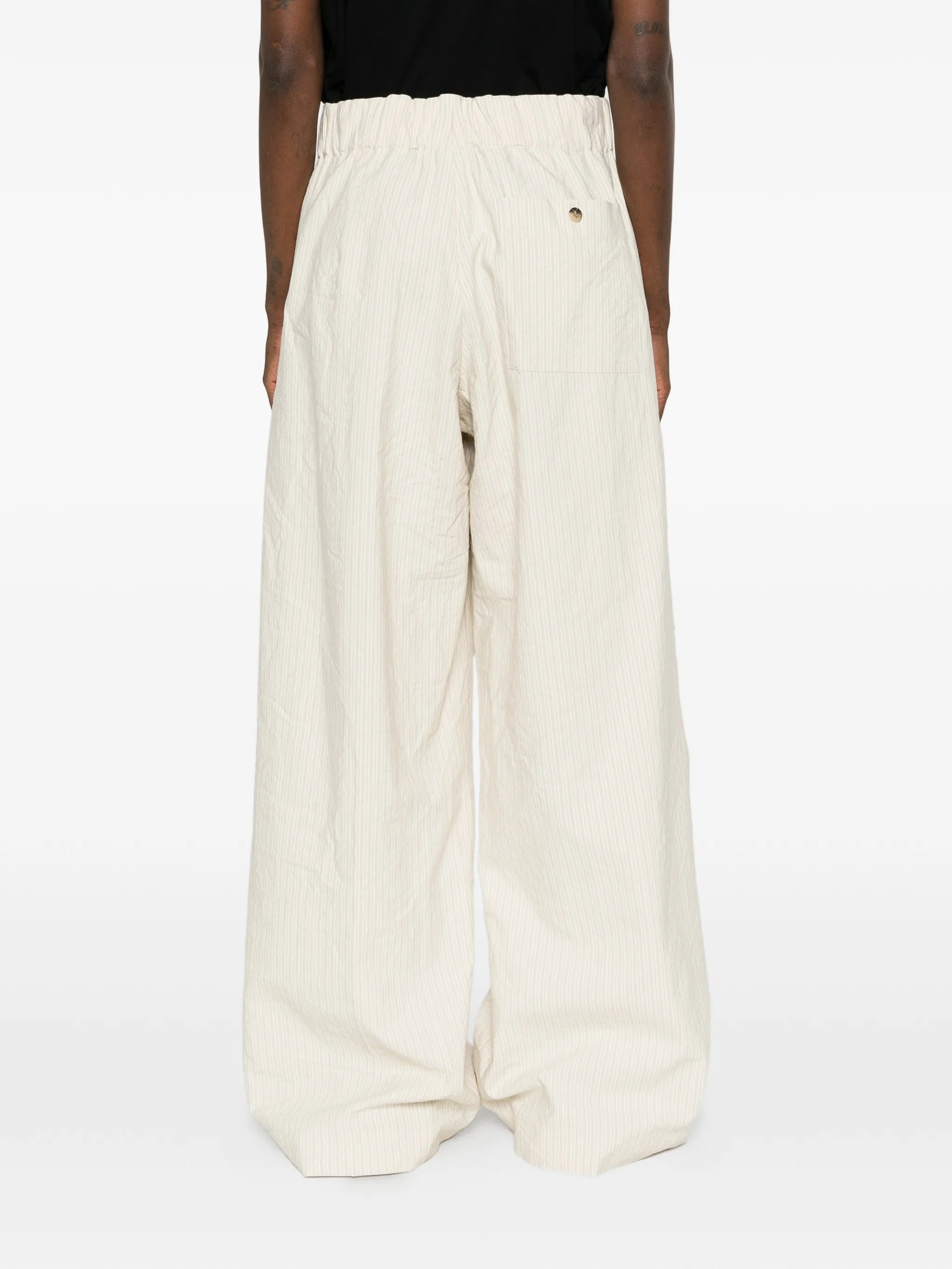 Dries Van Noten Dries Van Noten Pinstripe Pleated Trousers, view 2