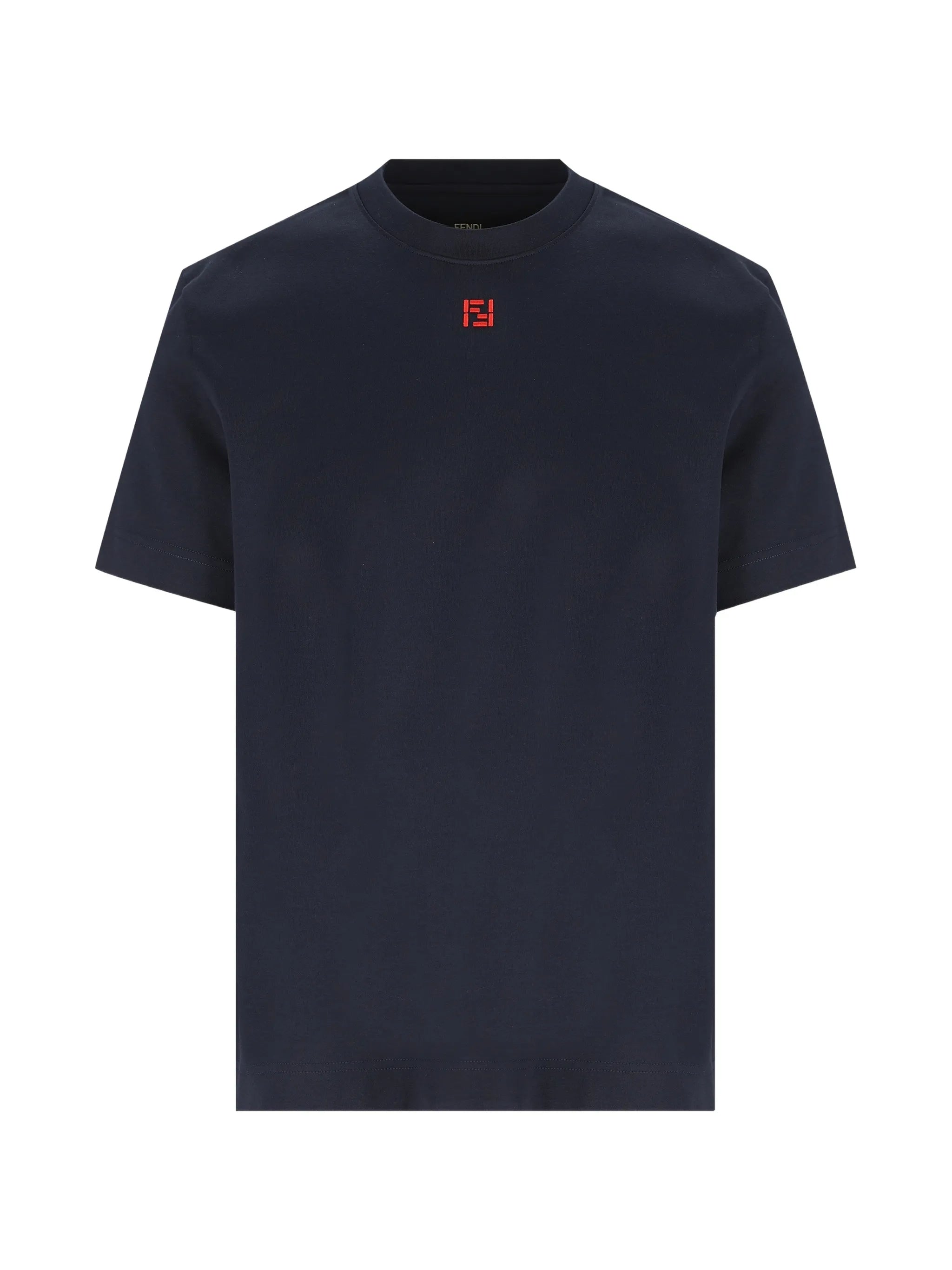 Fendi Fendi Logo-embroidered T-shirt
