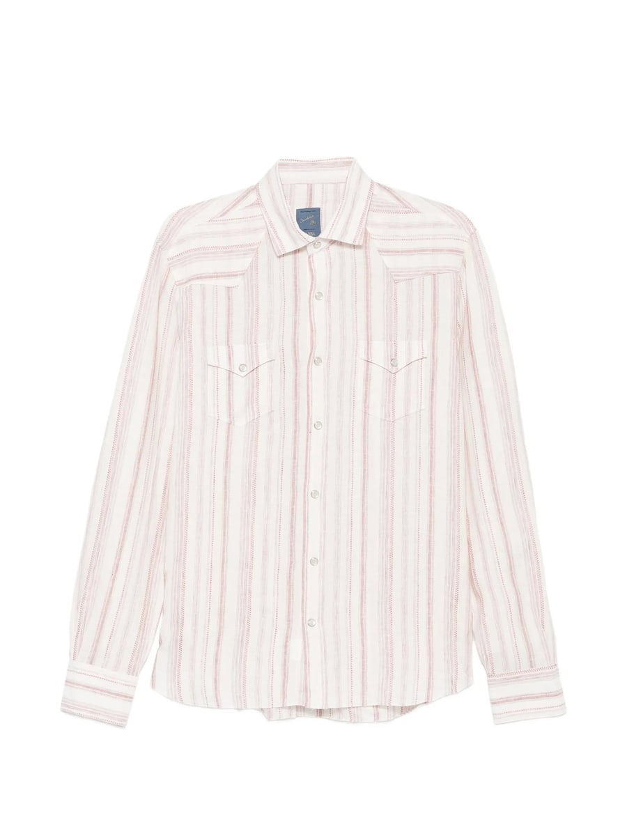 Barba Barba Striped Pocket Shirt