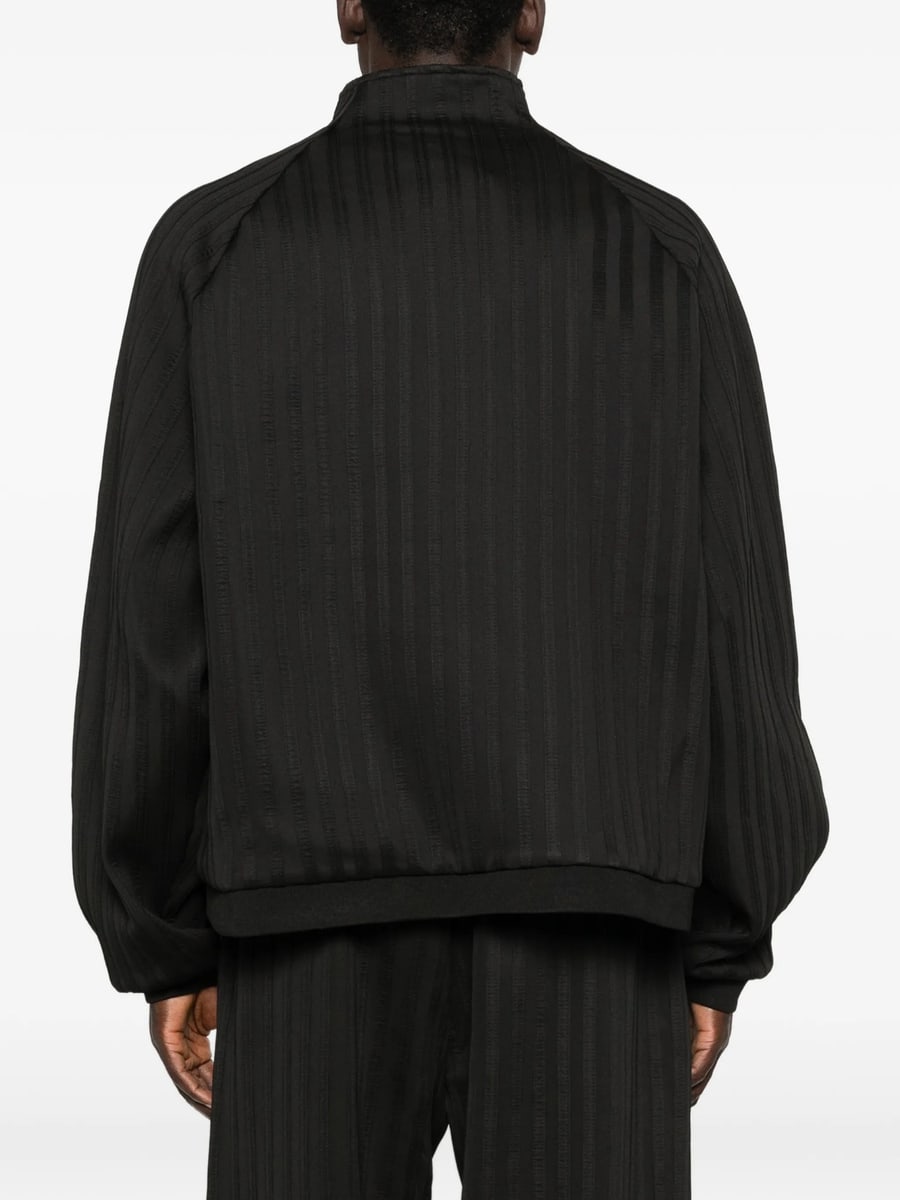 Madfrenzy Madfrenzy Striped Zip Jacket, view 5