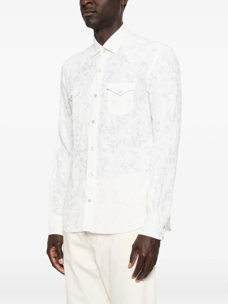 Barba Barba Chest-pocket Shirt, view 5