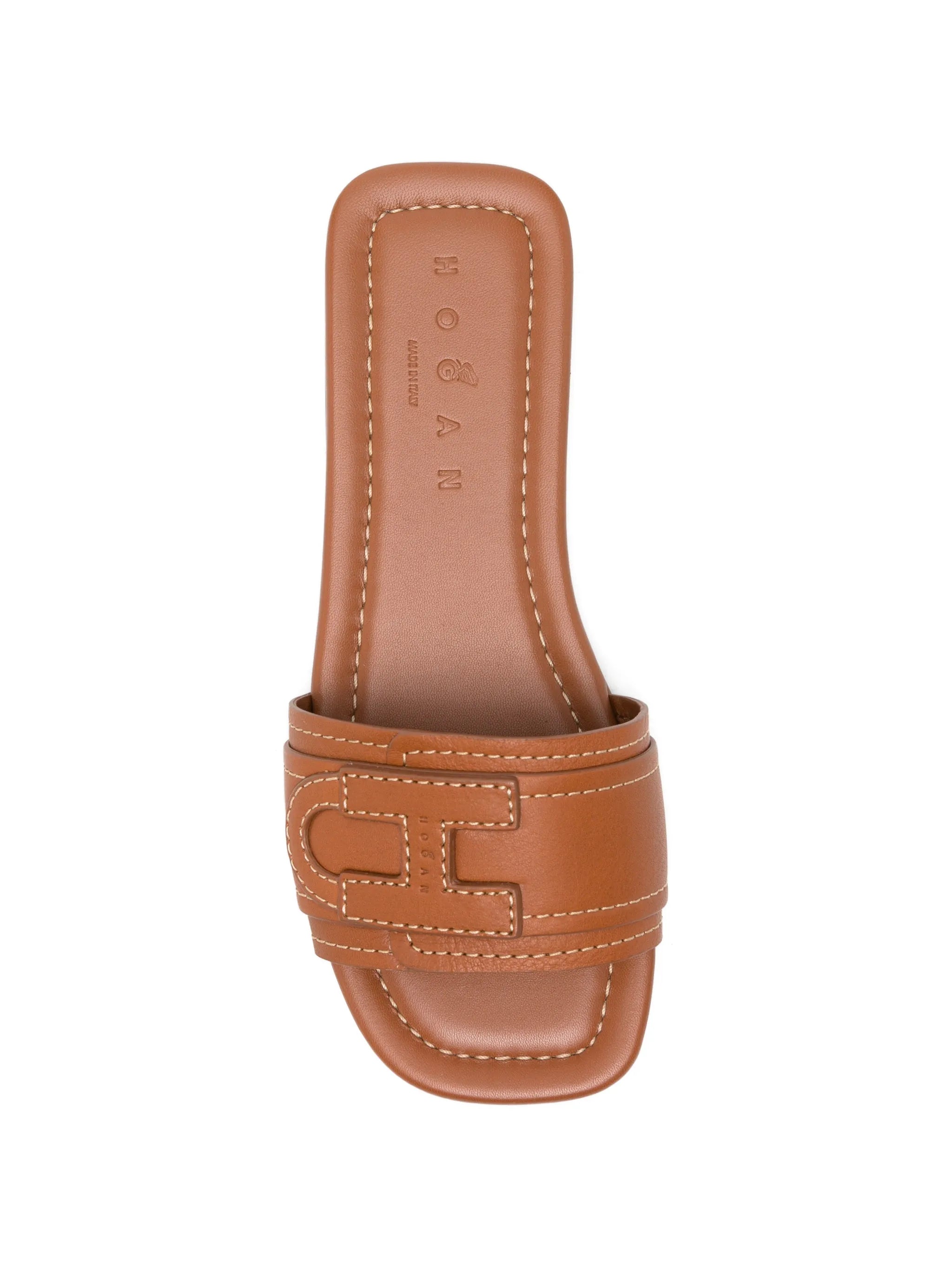 Hogan Hogan H685 Logo Detail Sandals, view 2