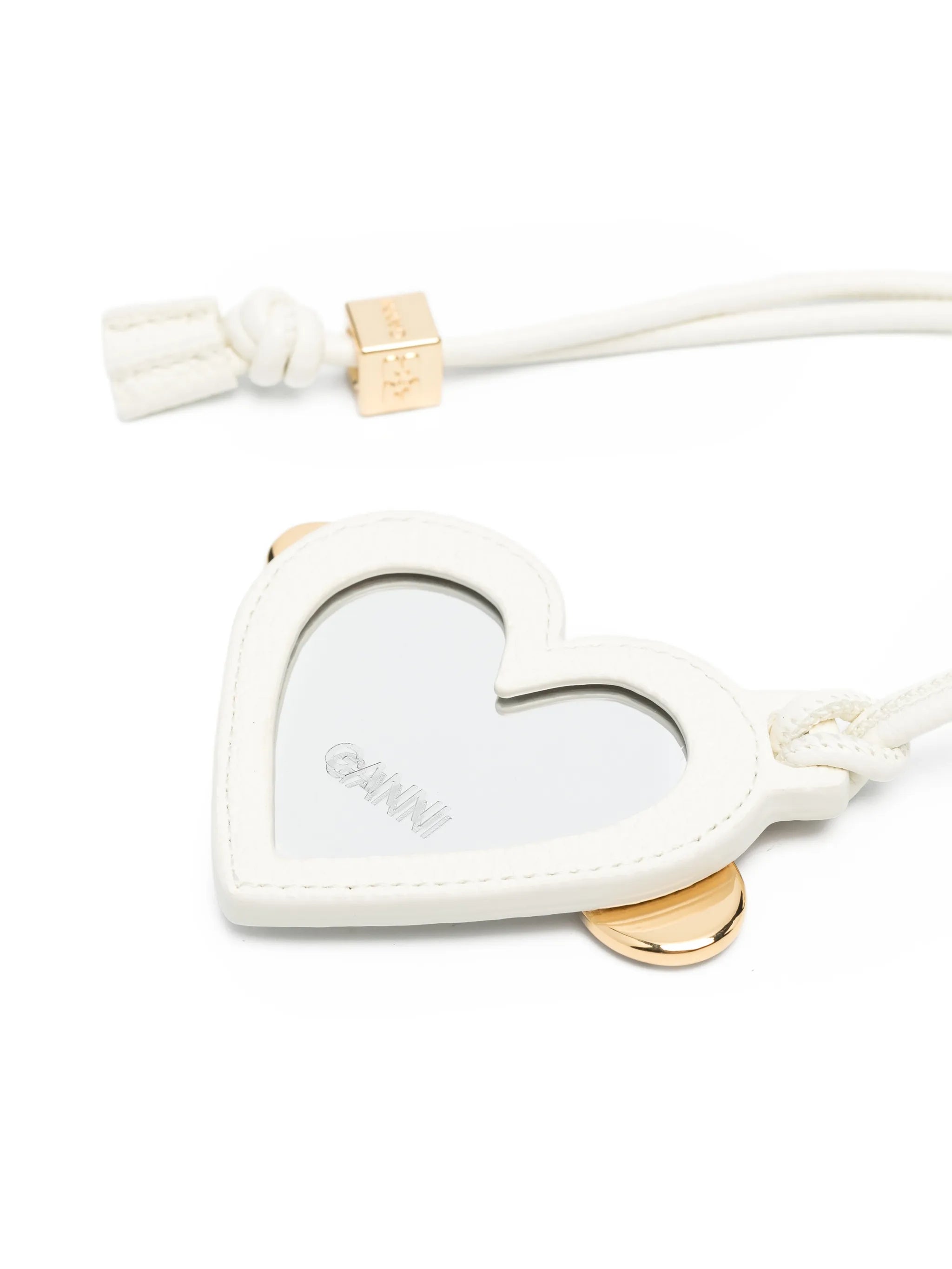 Ganni Ganni Heart Bag Charm, view 2