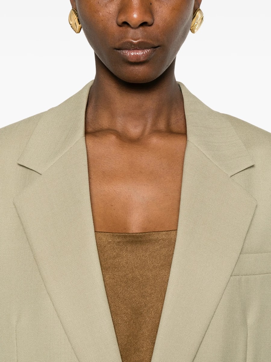 Saint Laurent Saint Laurent Flap-pocket Blazer, view 5