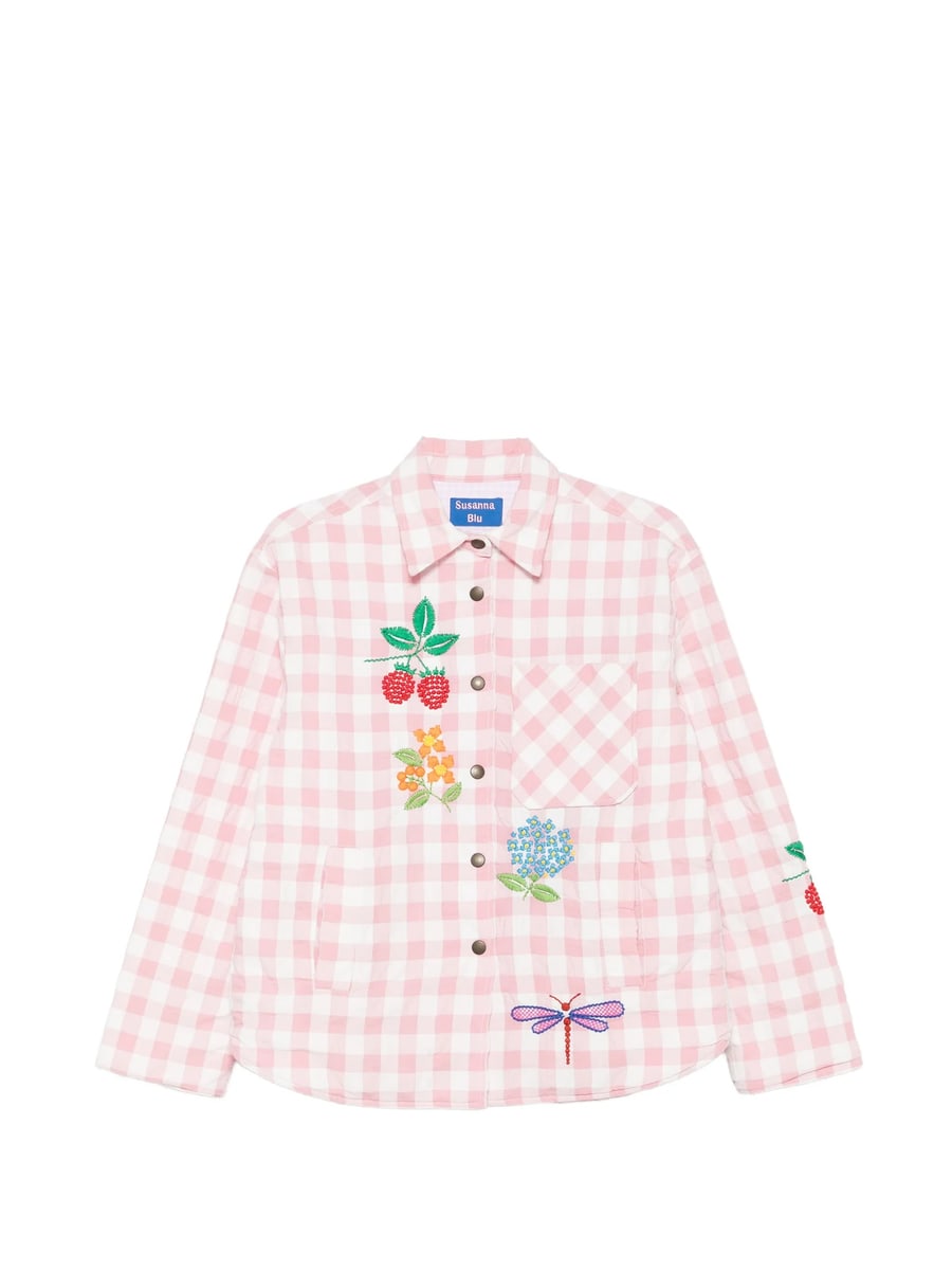 Susanna Blu Susanna Blu Crisantemo Gingham Jacket