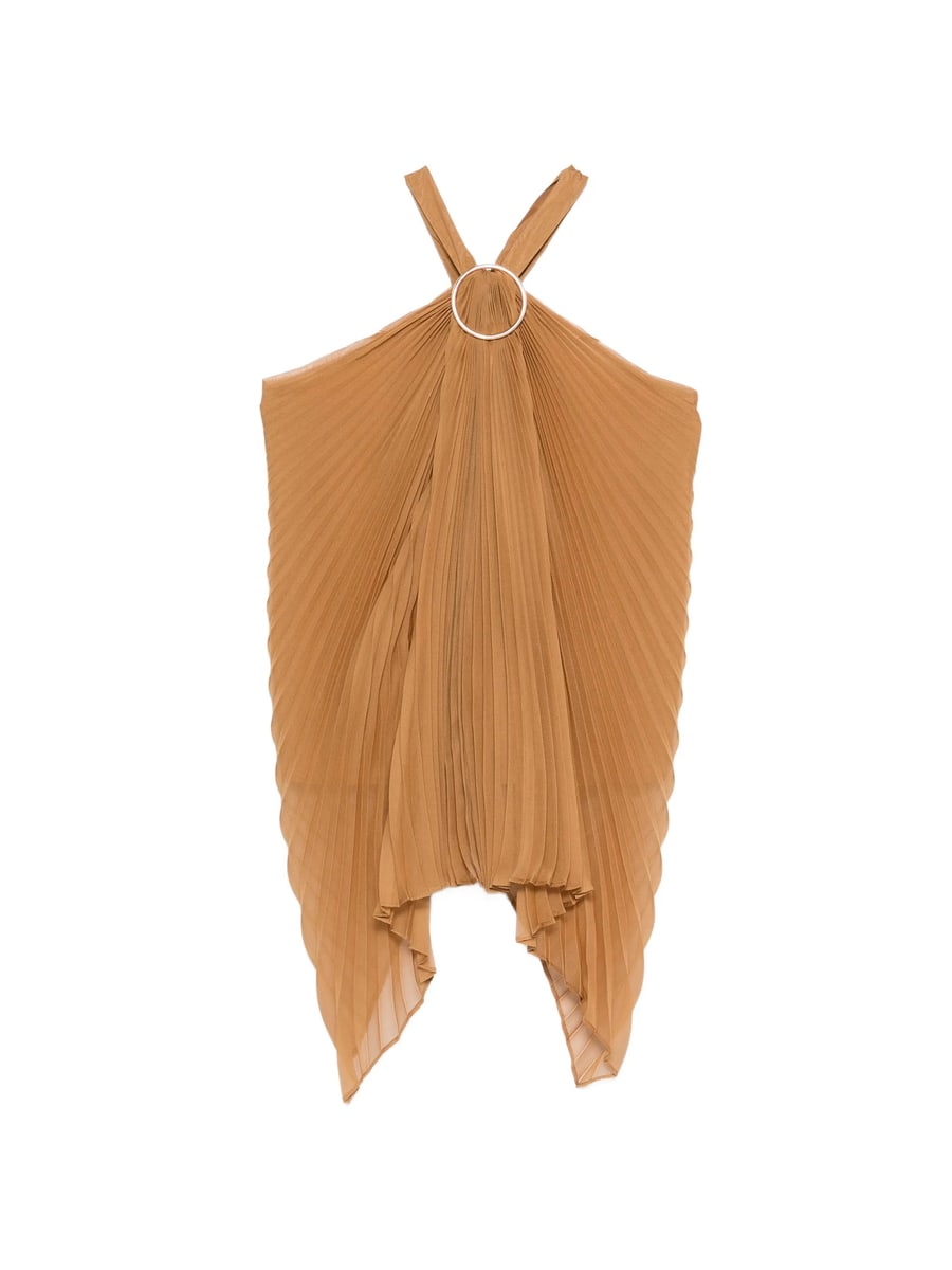 Max Mara Pianoforte Max Mara Pianoforte Mxevalzer Ring Pleated Top