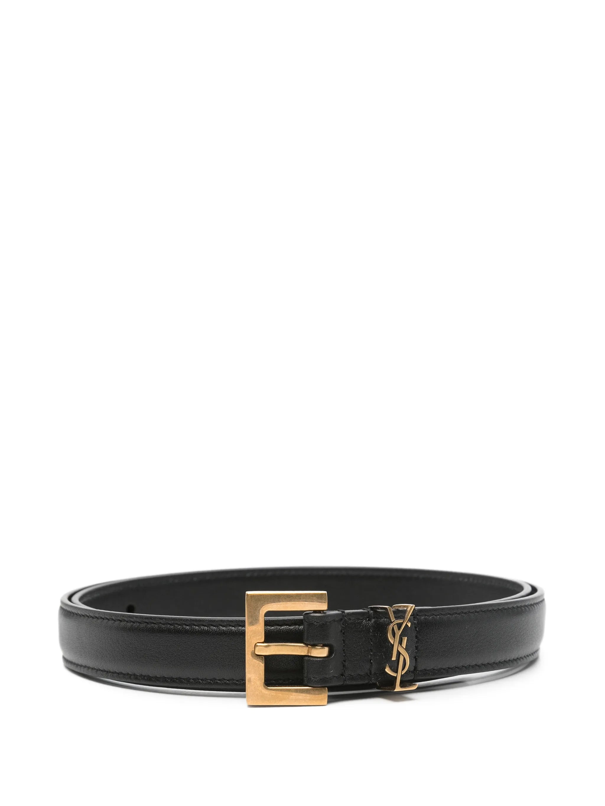 Saint Laurent Saint Laurent Logo-detail Buckle Belt
