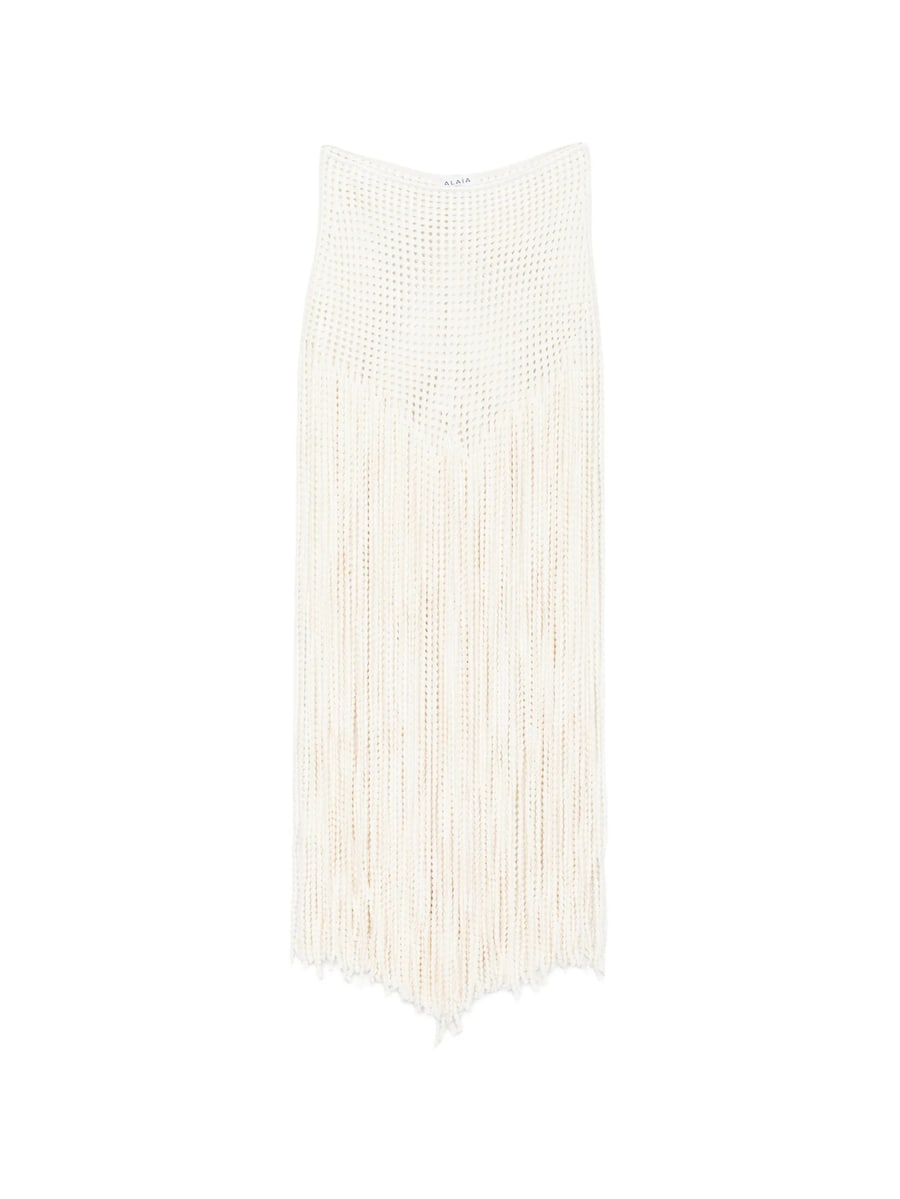 Alaïa Alaïa Beaded Knit Trousers