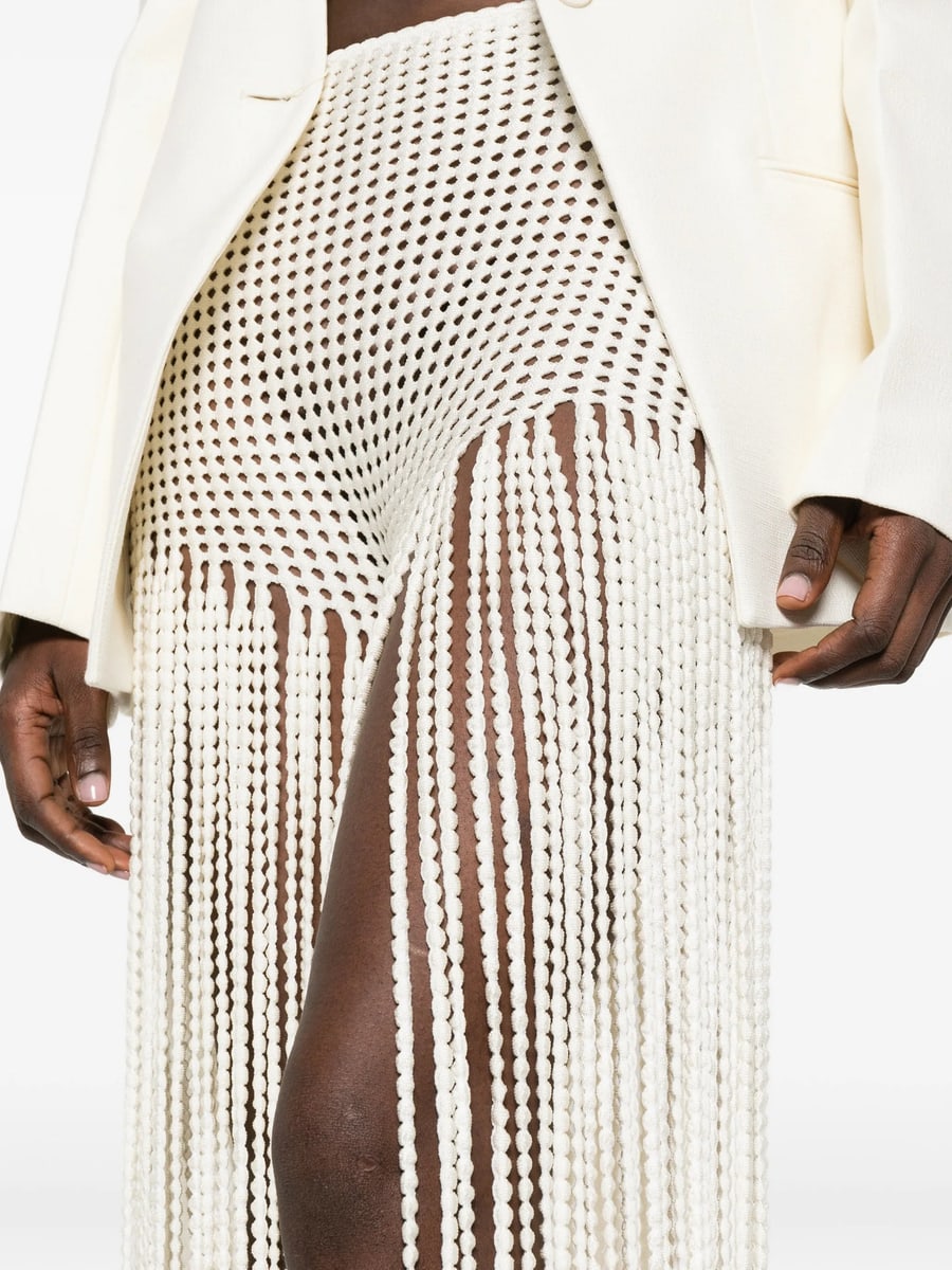 Alaïa Alaïa Beaded Knit Trousers, view 3