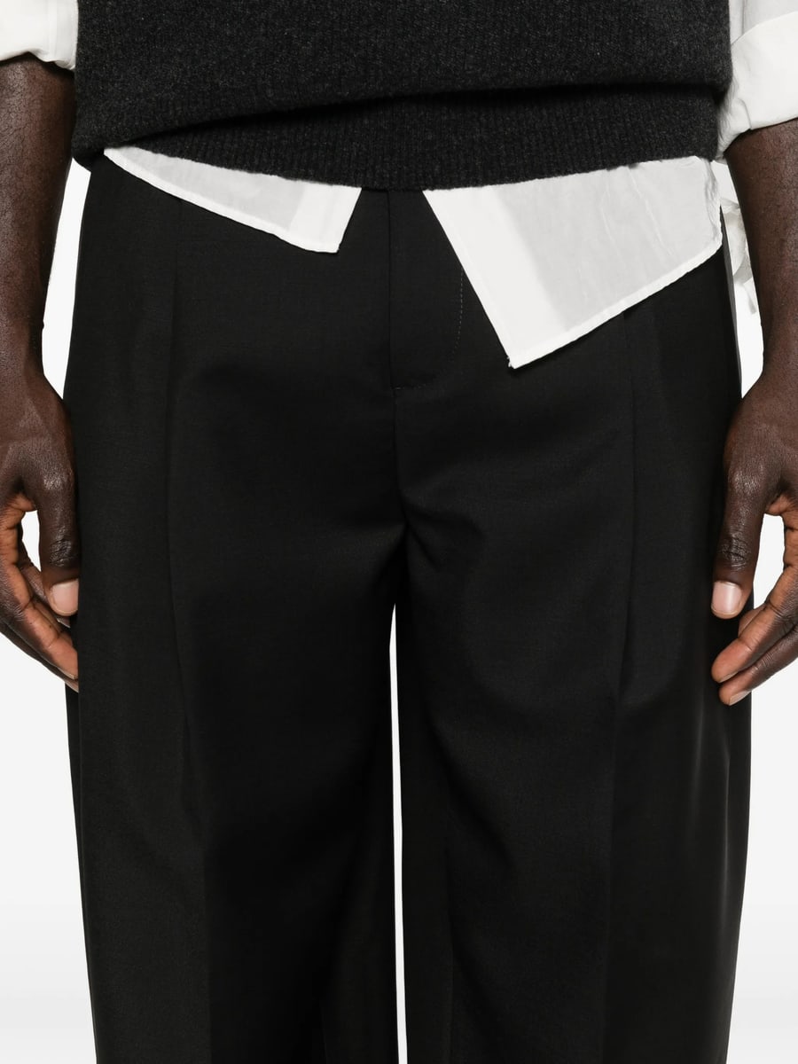 Jil Sander Jil Sander Pleated Cropped Trousers, view 4
