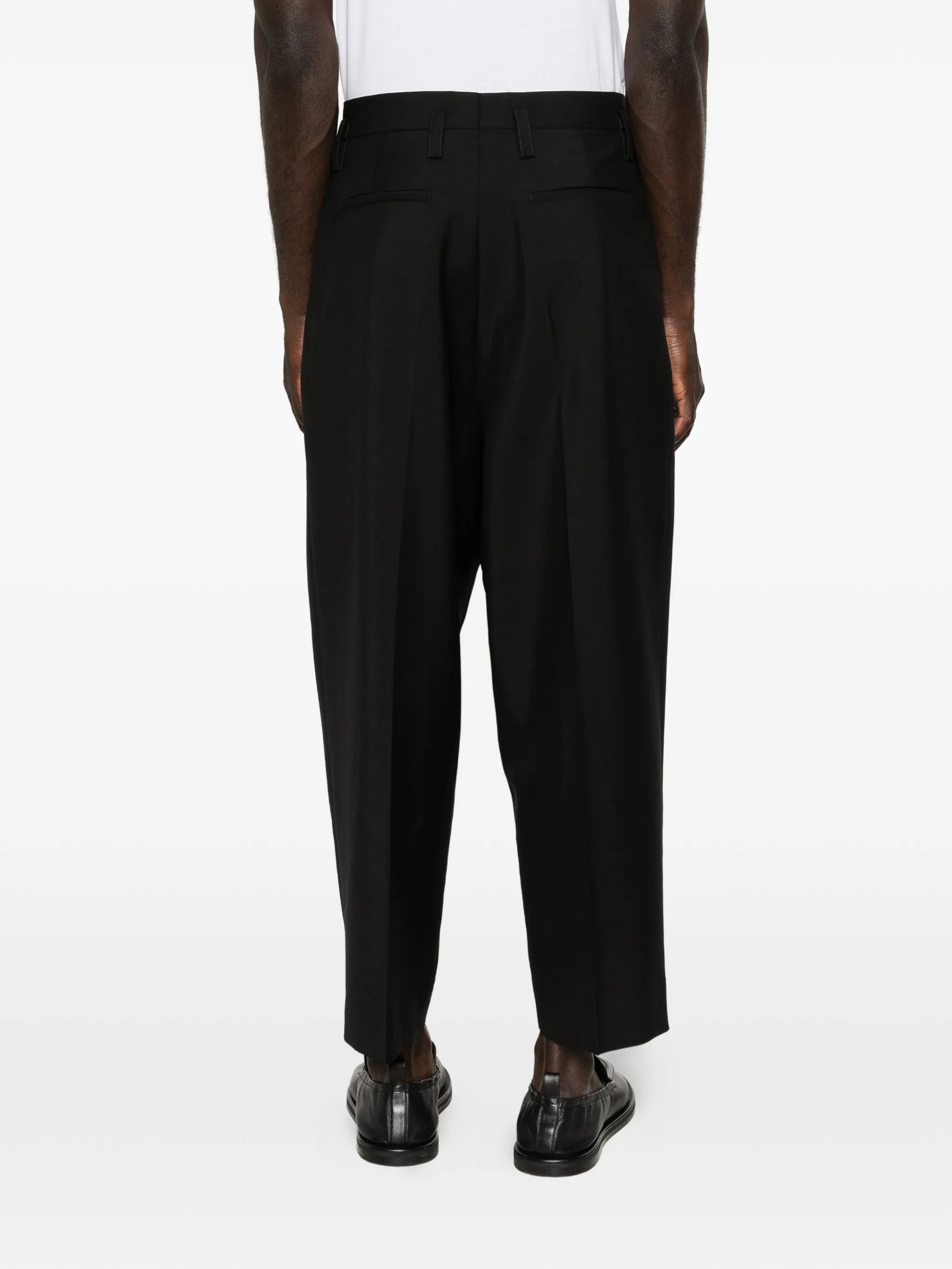 Jil Sander Jil Sander Pleated Cropped Trousers, view 2