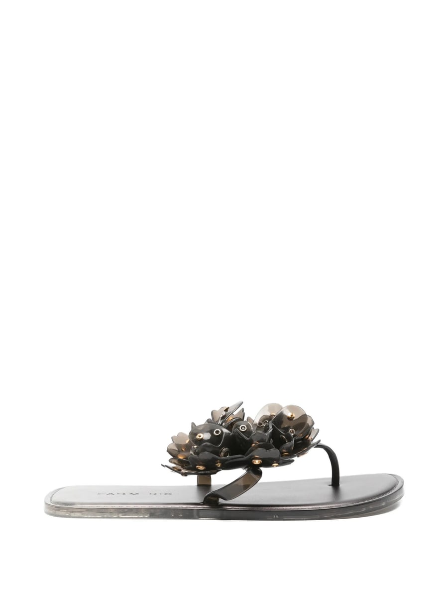 Farm Rio Farm Rio Floral Embellishment Flip-flops