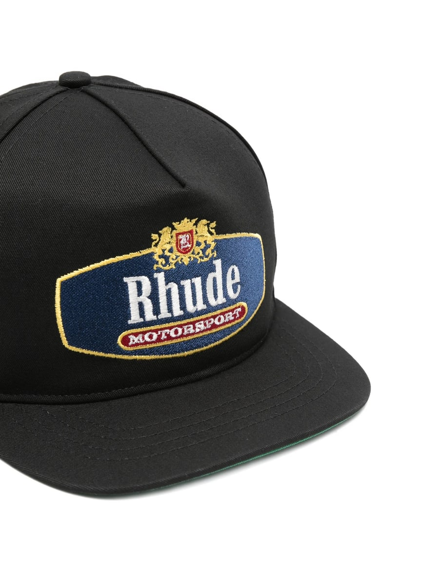 Rhude Rhude Racing Crest Baseball Cap, view 2