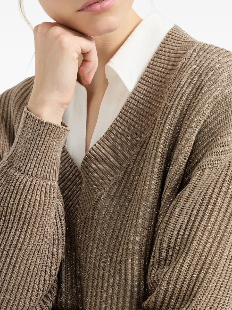 Brunello Cucinelli Brunello Cucinelli Ribbed Sweater, view 2