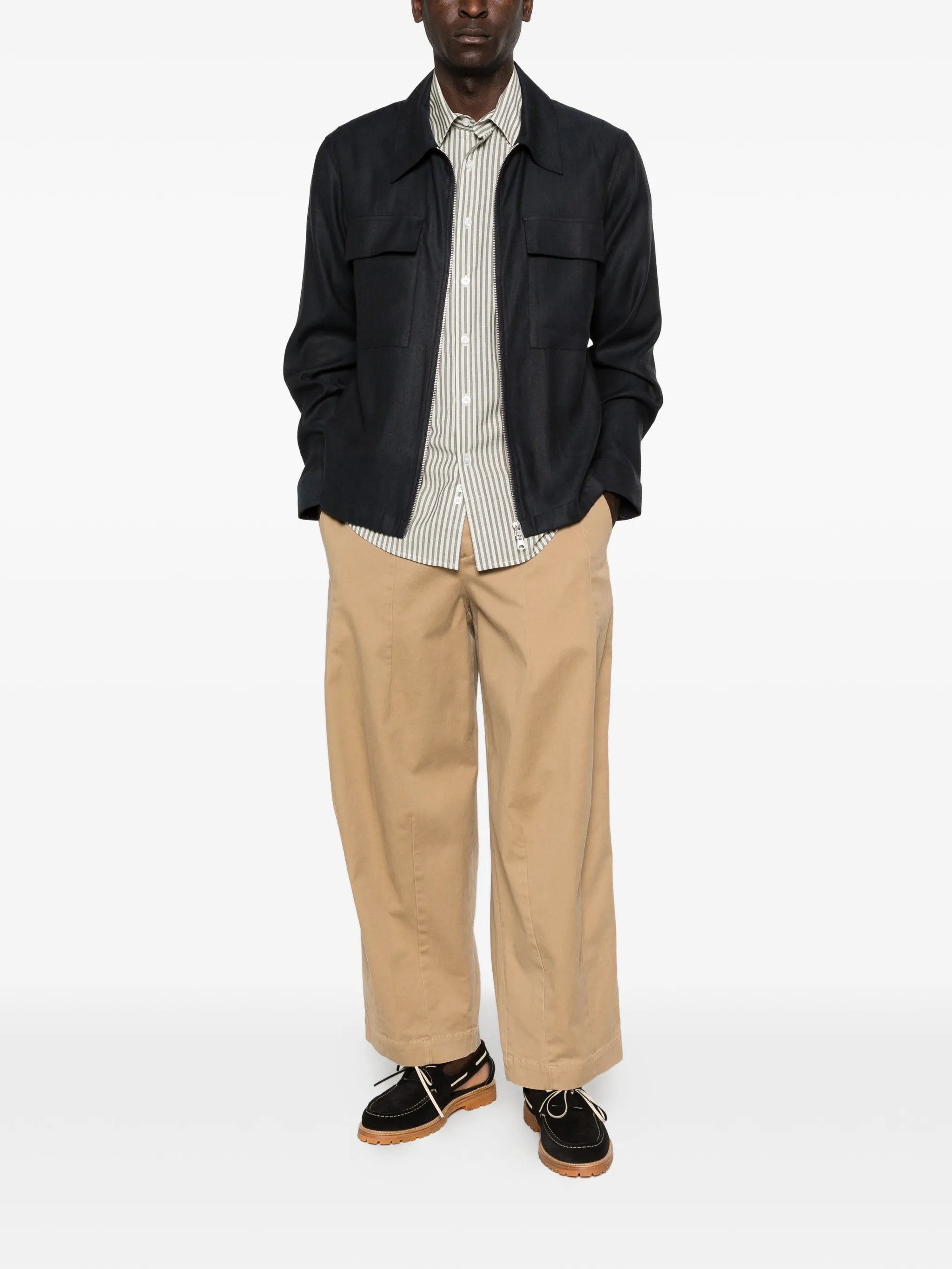 Nine In The Morning Nine In The Morning Damiano Squad Side-stripe Trousers, view 2