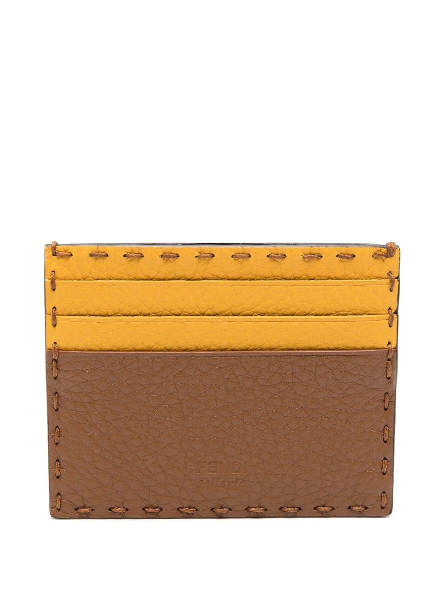 Fendi Fendi Stitched Bicolour Cardholder, view 2