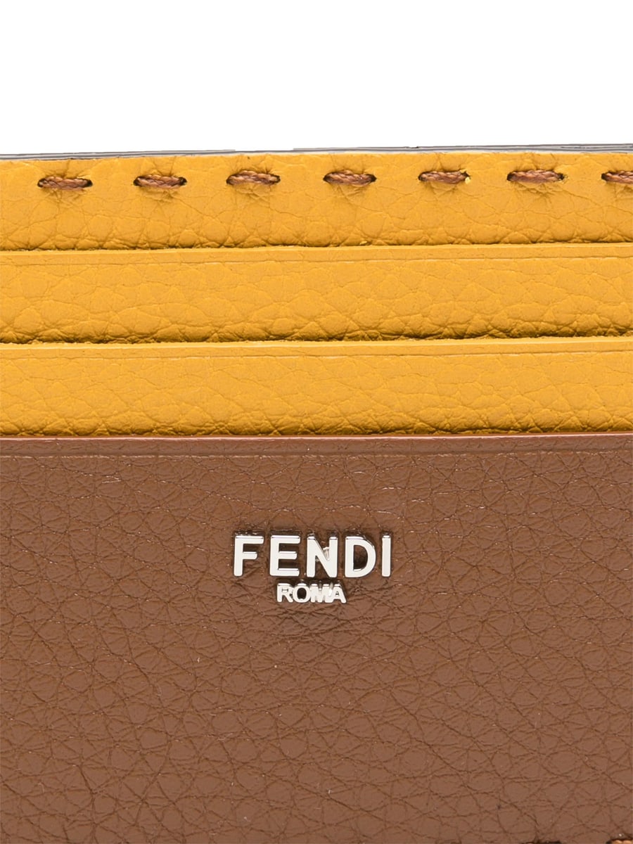 Fendi Fendi Stitched Bicolour Cardholder, view 3