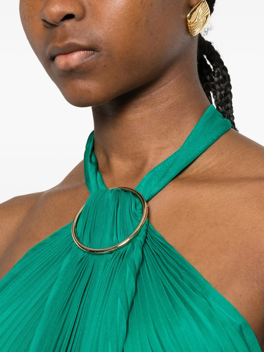 Max Mara Pianoforte Max Mara Pianoforte Mxevalzer Ring Pleated Top, view 2