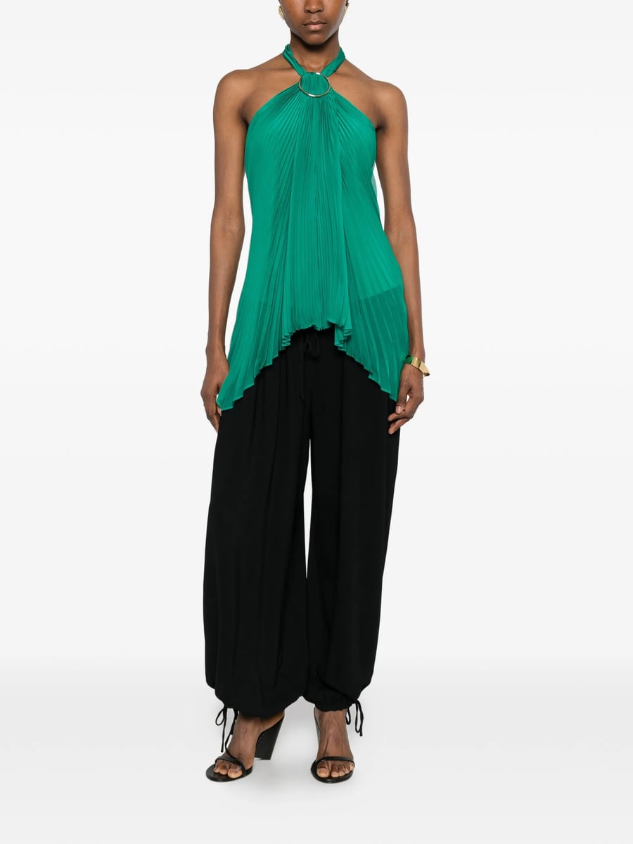 Max Mara Pianoforte Max Mara Pianoforte Mxevalzer Ring Pleated Top, view 5