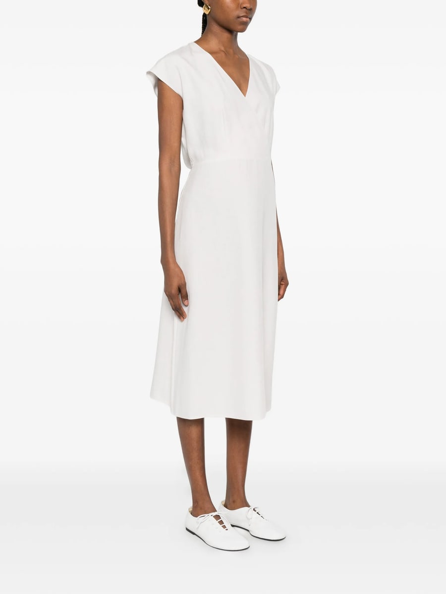Calvin Klein Calvin Klein V-neck Midi  Dress, view 3