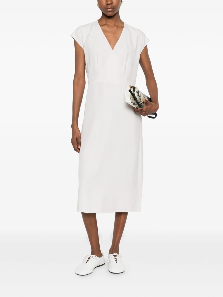 Calvin Klein Calvin Klein V-neck Midi  Dress, view 5
