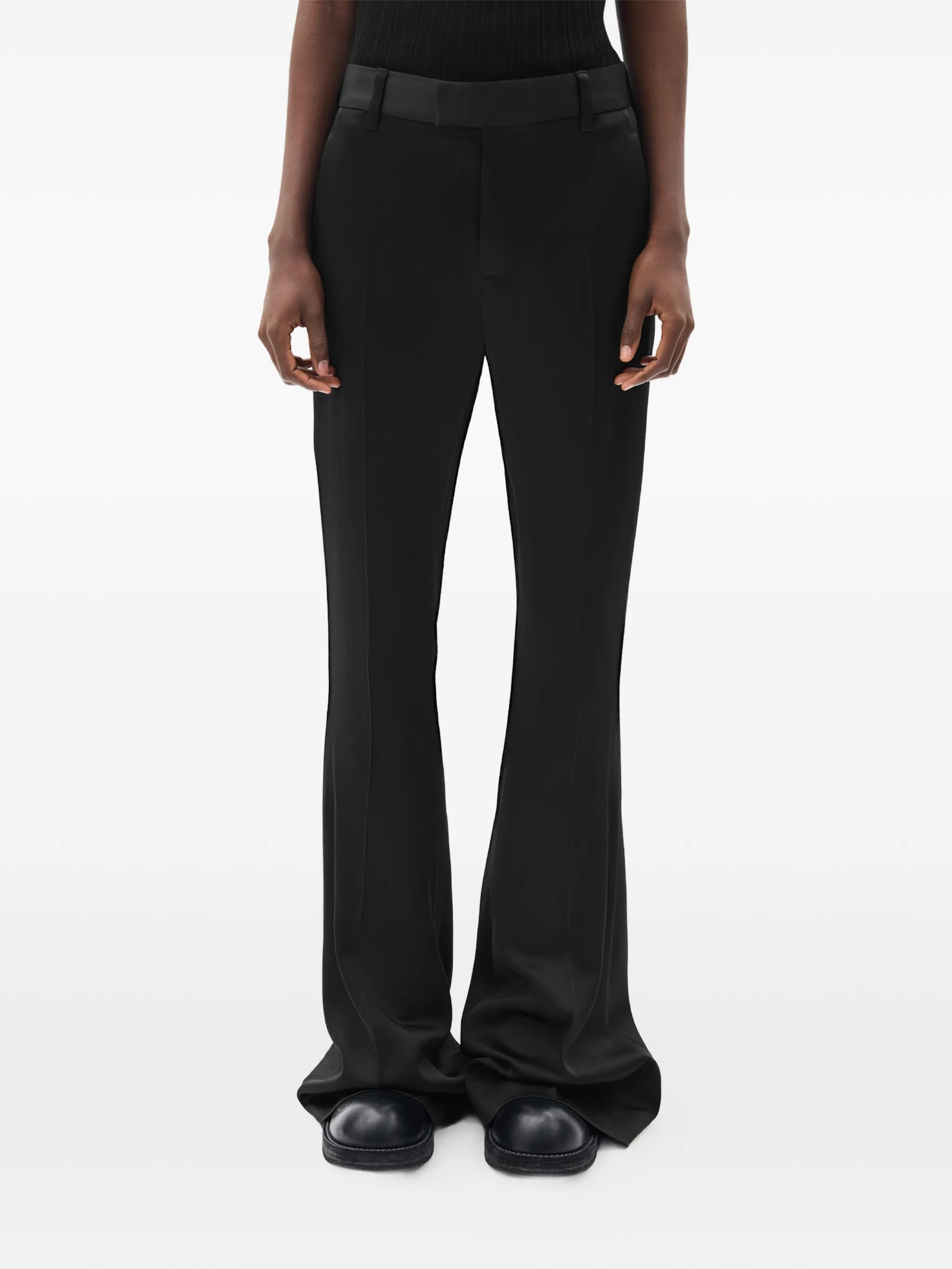 Ann Demeulemeester Ann Demeulemeester Adri Satin Flared Trousers