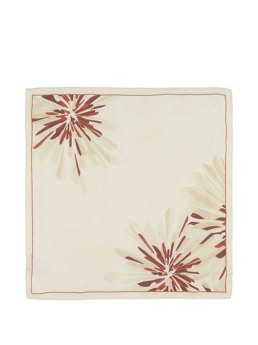 Brunello Cucinelli Brunello Cucinelli Floral-print Scarf