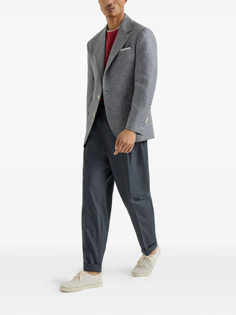 Brunello Cucinelli Brunello Cucinelli Single-breasted Blazer, view 2