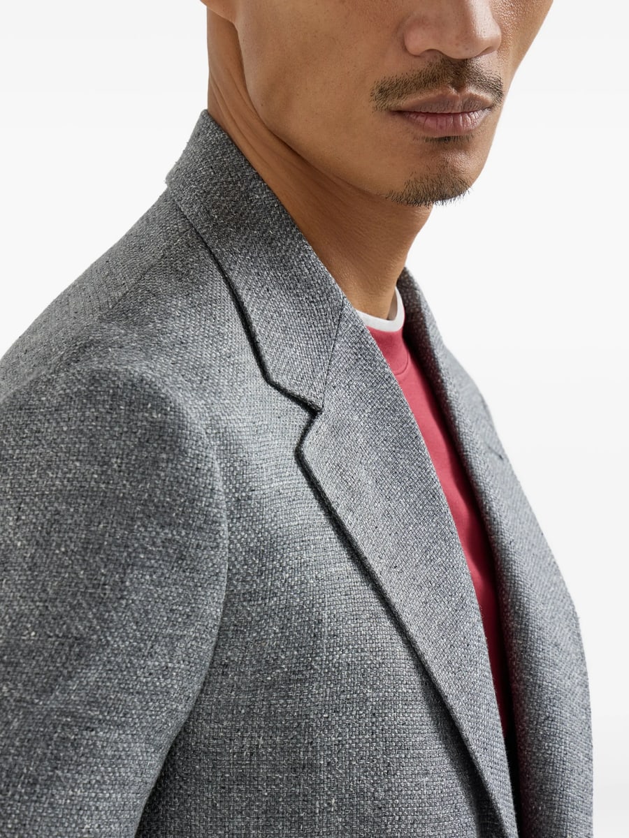 Brunello Cucinelli Brunello Cucinelli Single-breasted Blazer, view 3