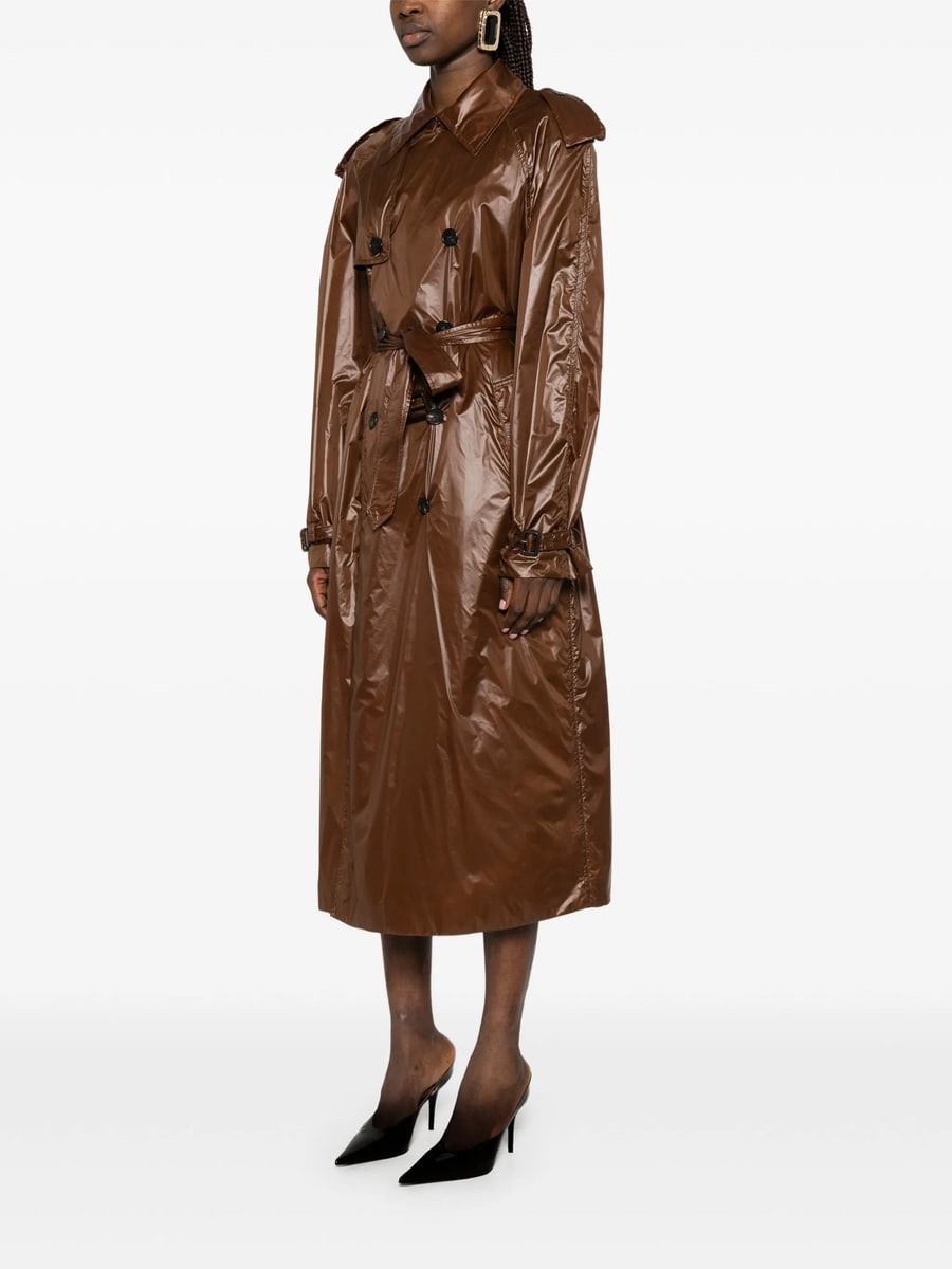 Saint Laurent Saint Laurent Belted Double-breasted Coat, view 5