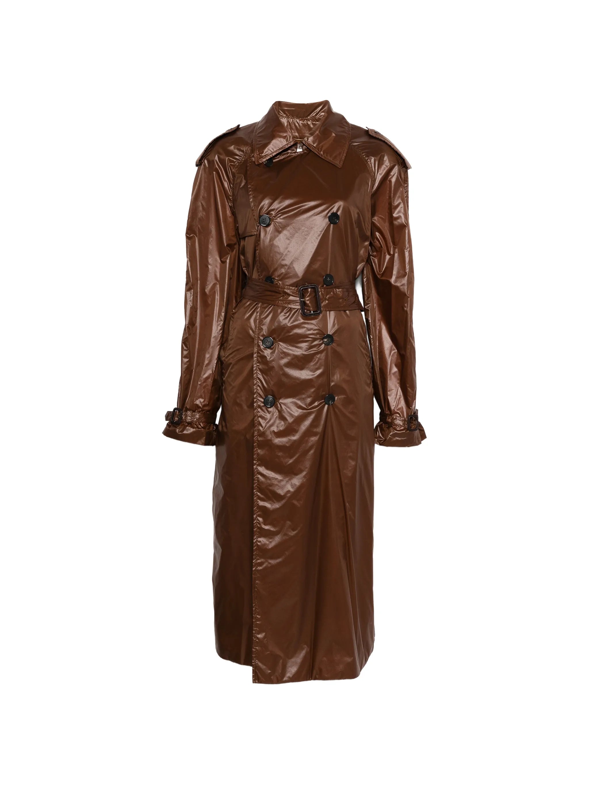 Saint Laurent Saint Laurent Belted Double-breasted Coat