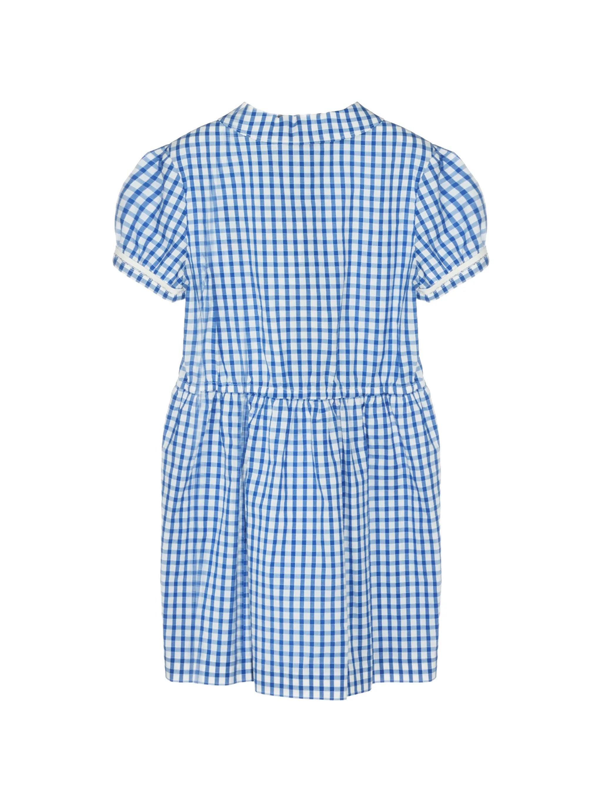 Gucci Gucci Check Embroidered Dress, view 2